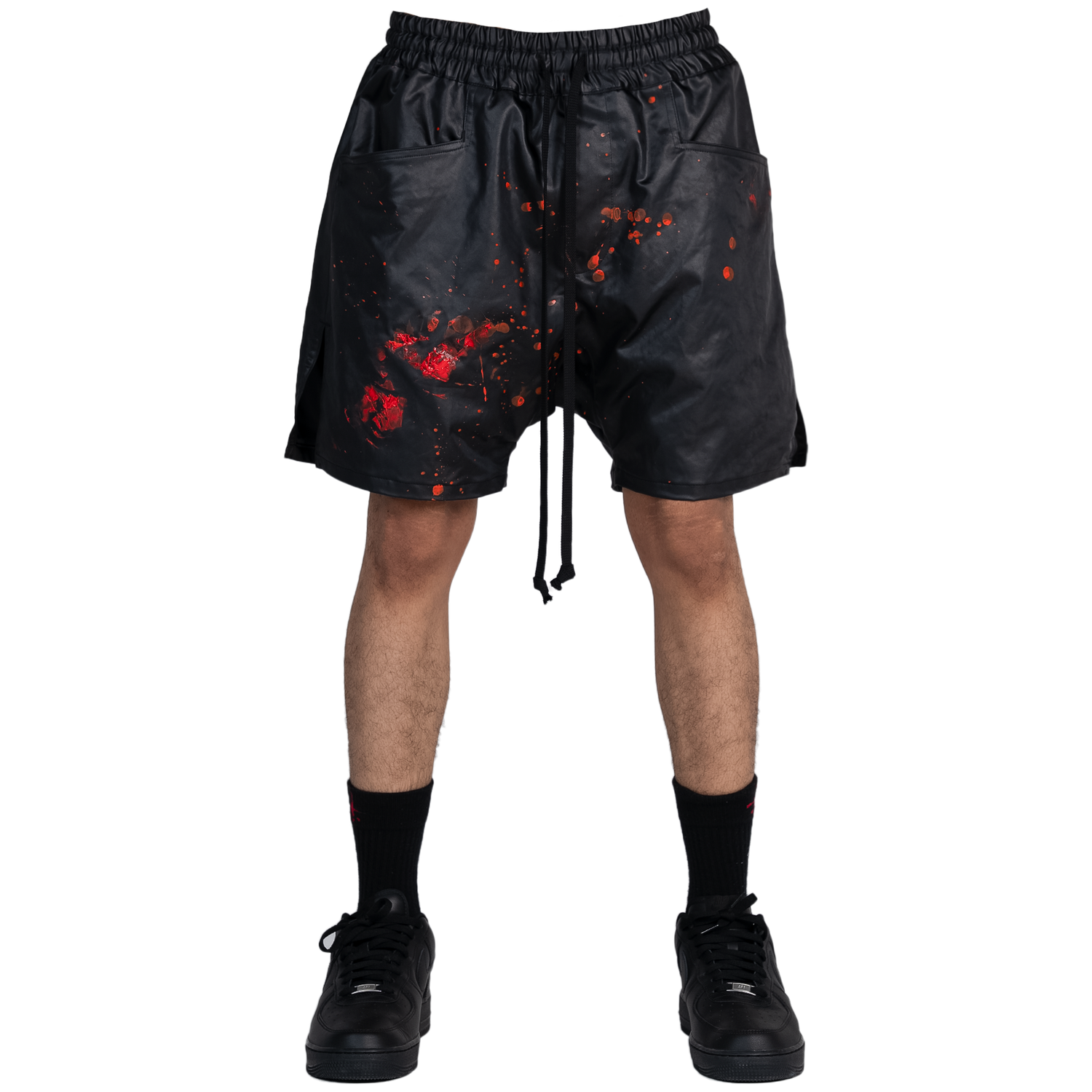 Painted Slit Shorts