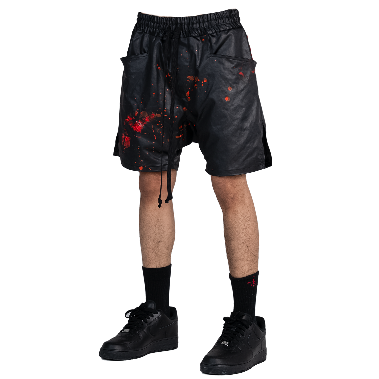 Painted Slit Shorts