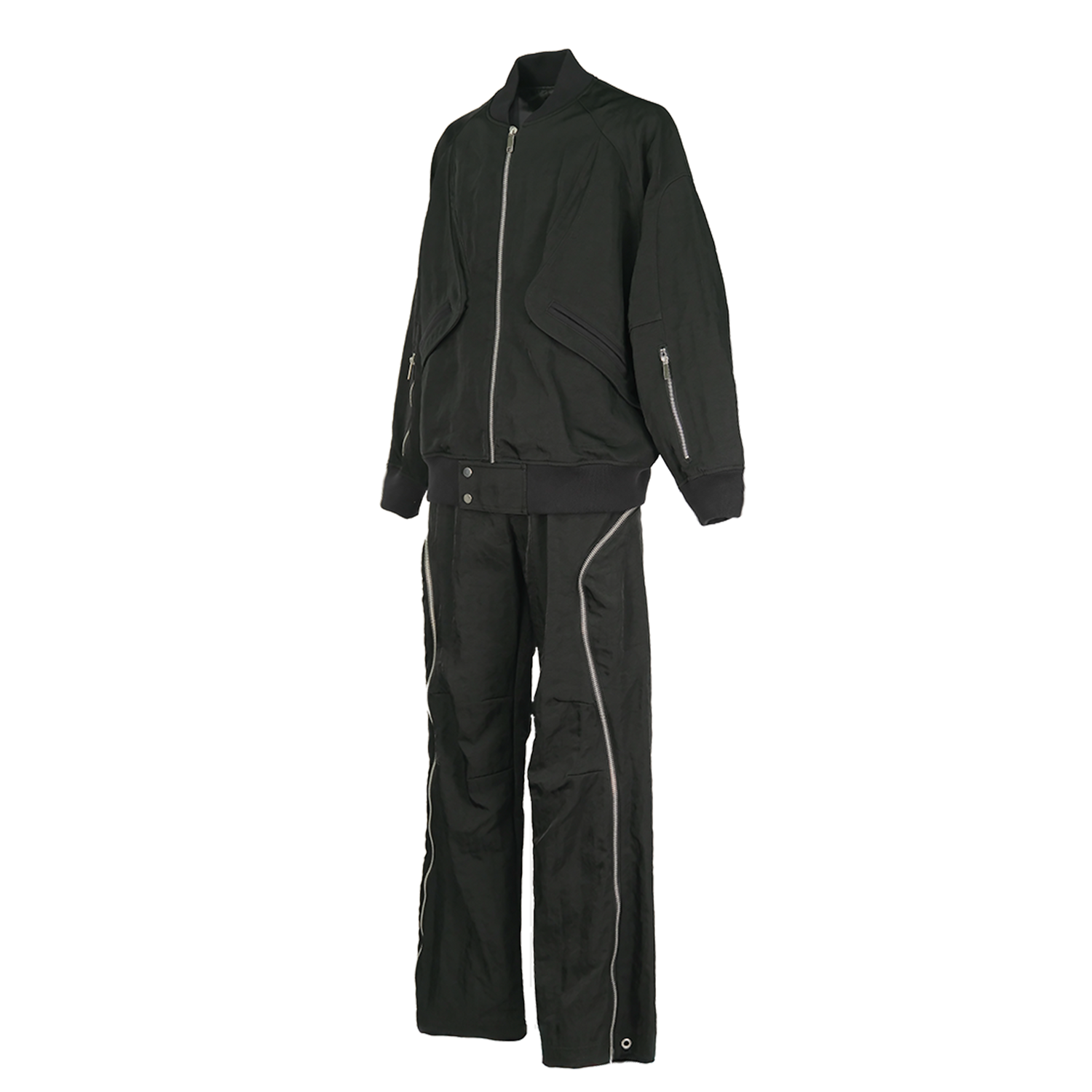 Nylon Zip Pants