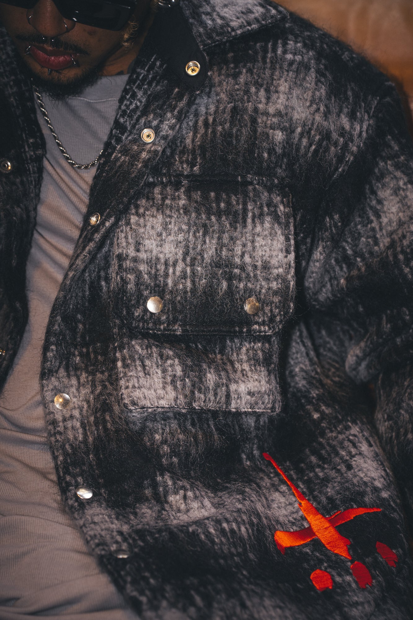 Mohair Check Shirt