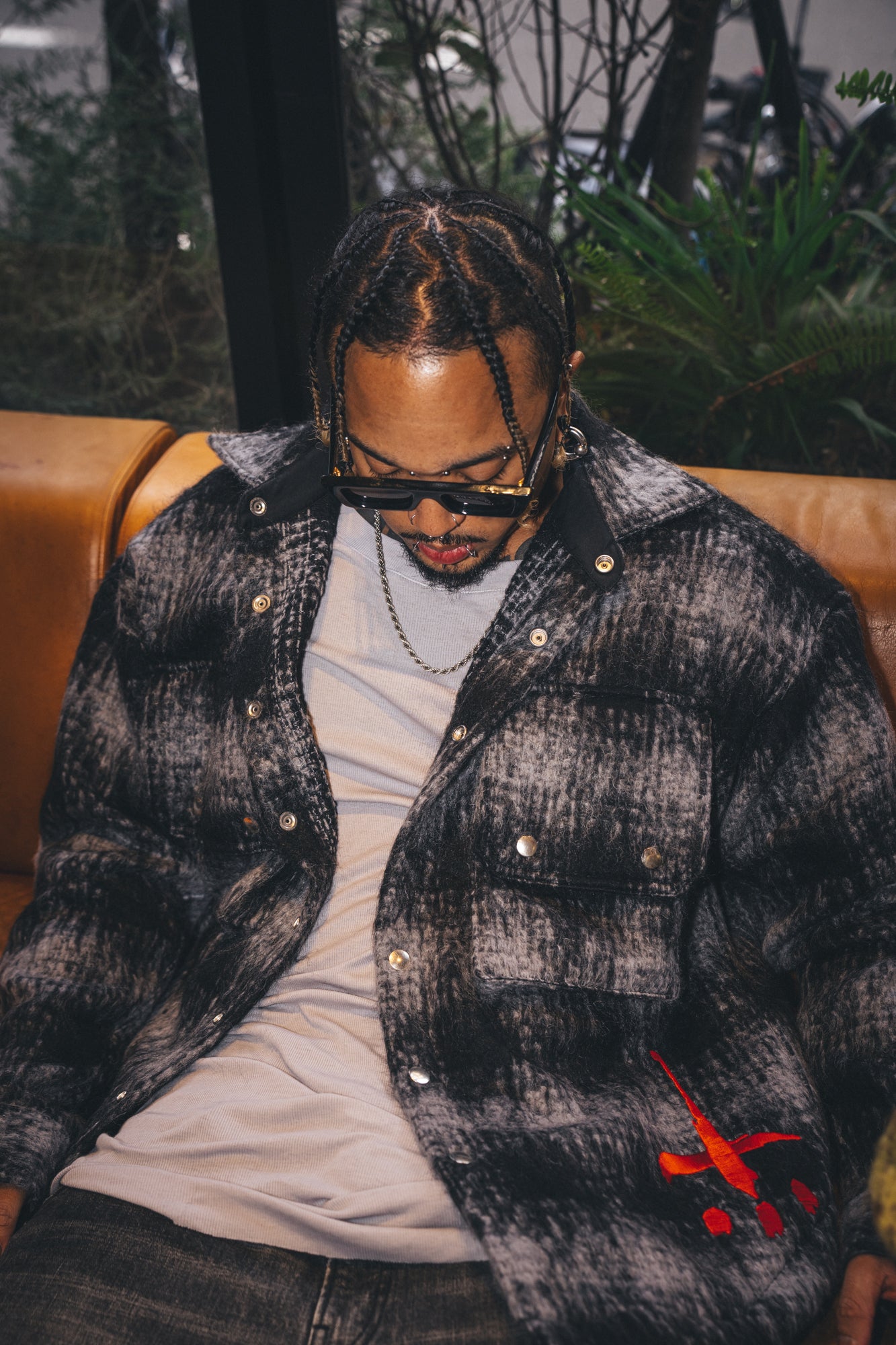 Mohair Check Shirt
