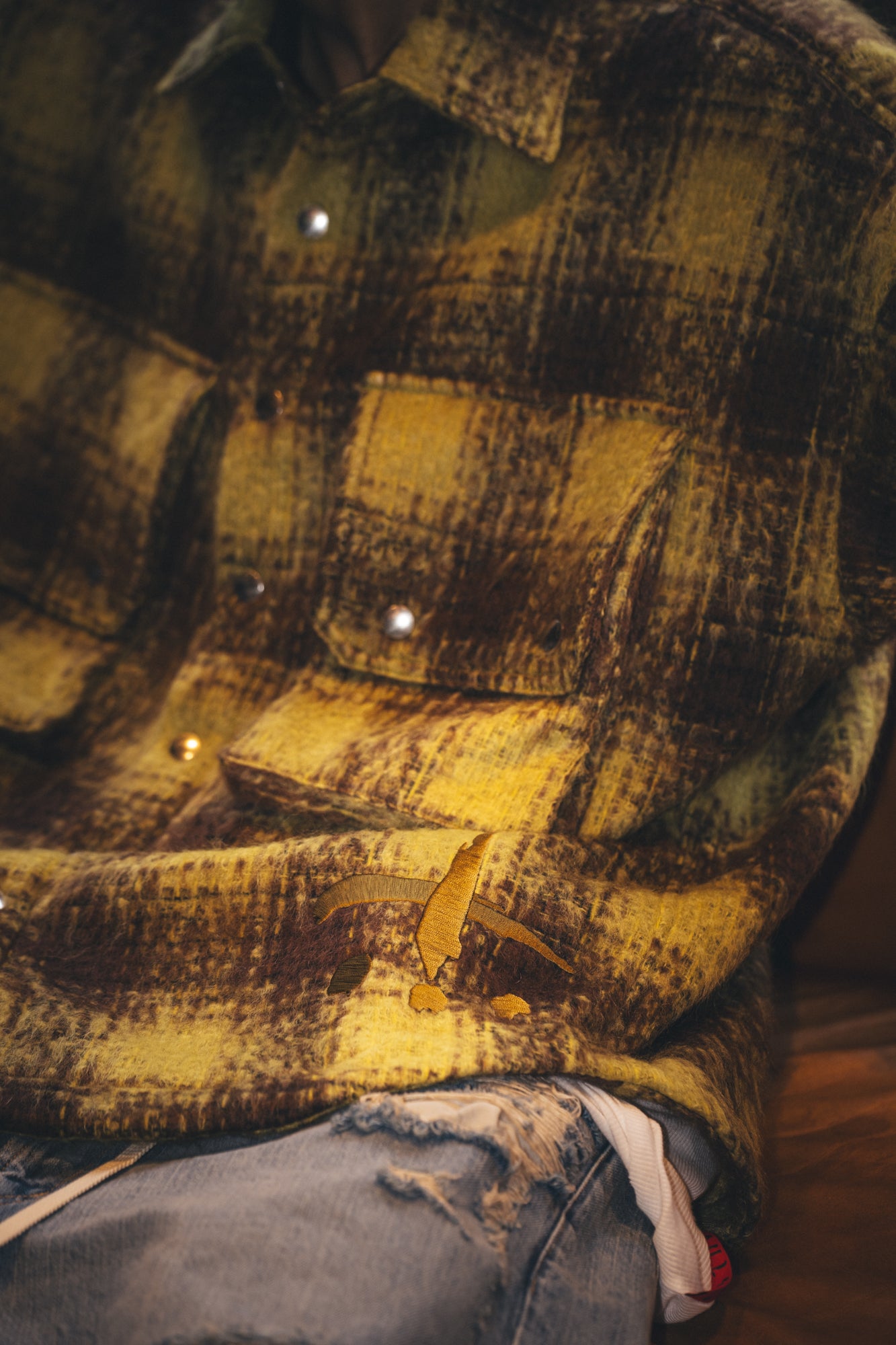 Mohair Check Shirt