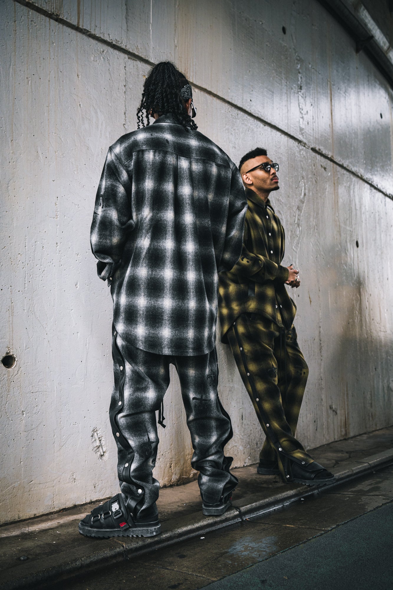 Grunge Sidesnap Pants