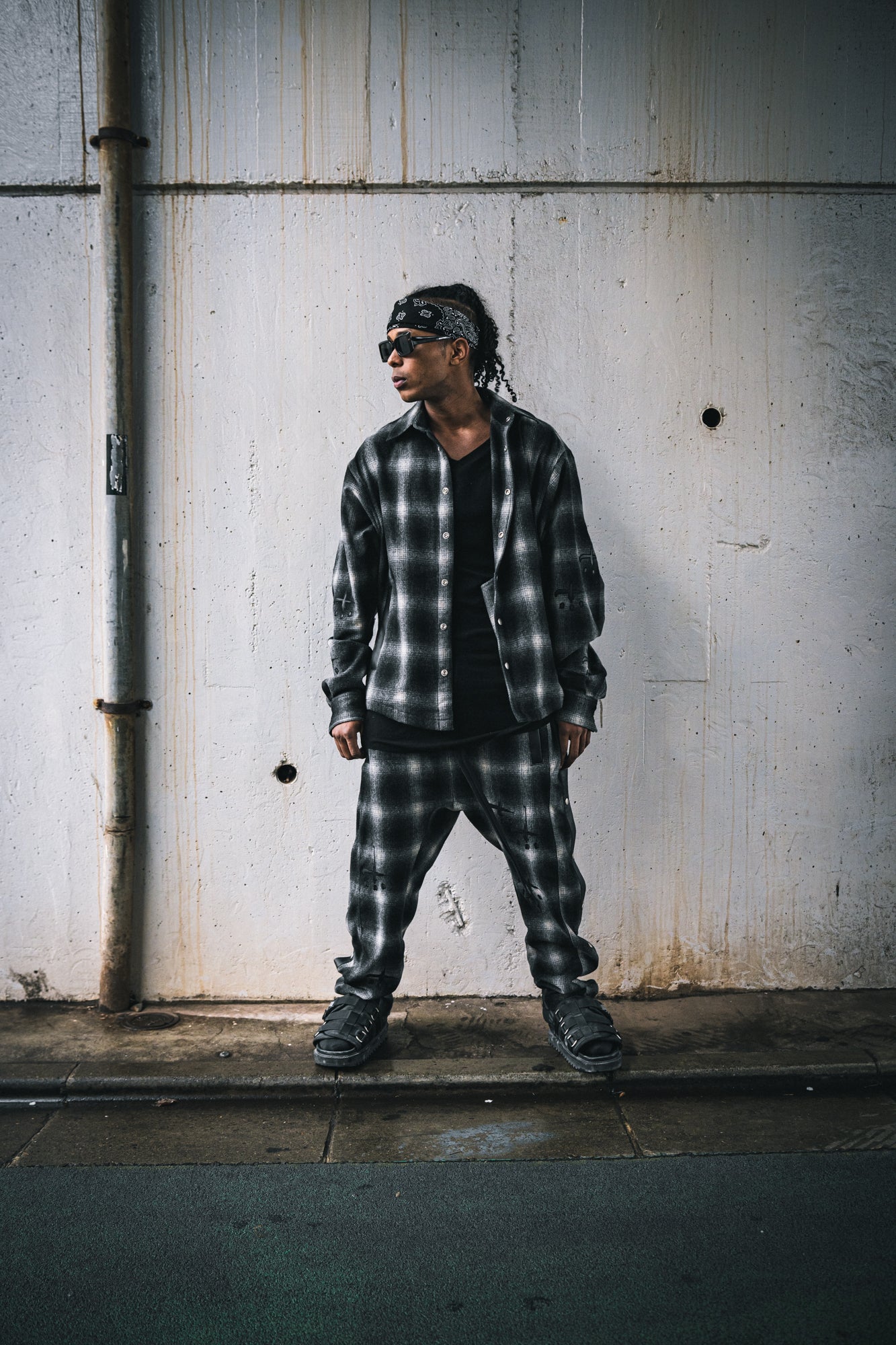 Grunge Sidesnap Pants