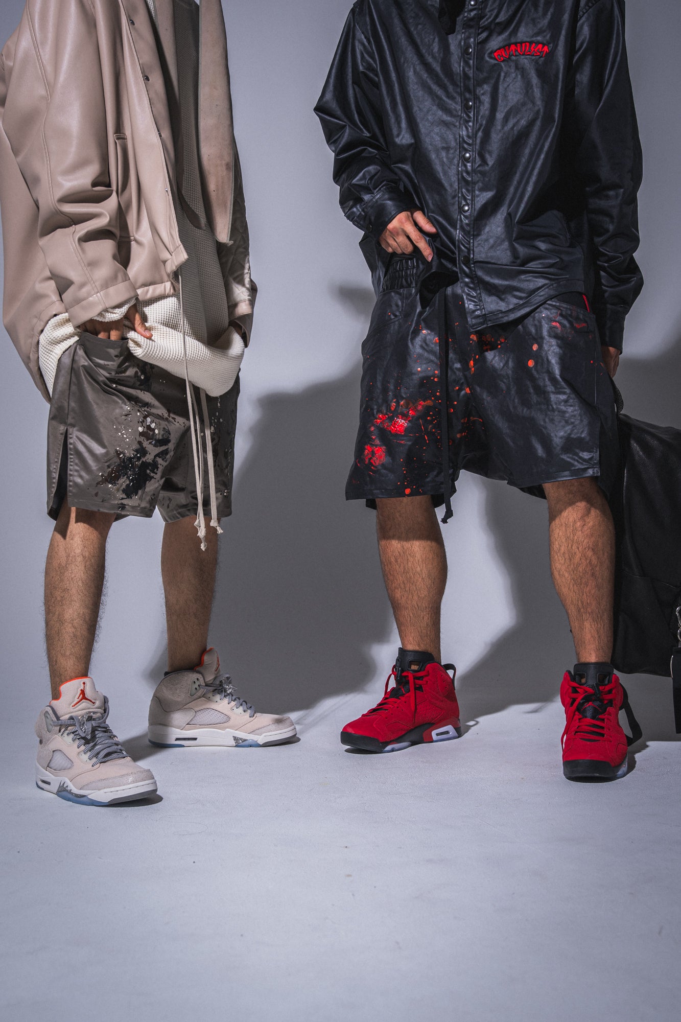 Painted Slit Shorts