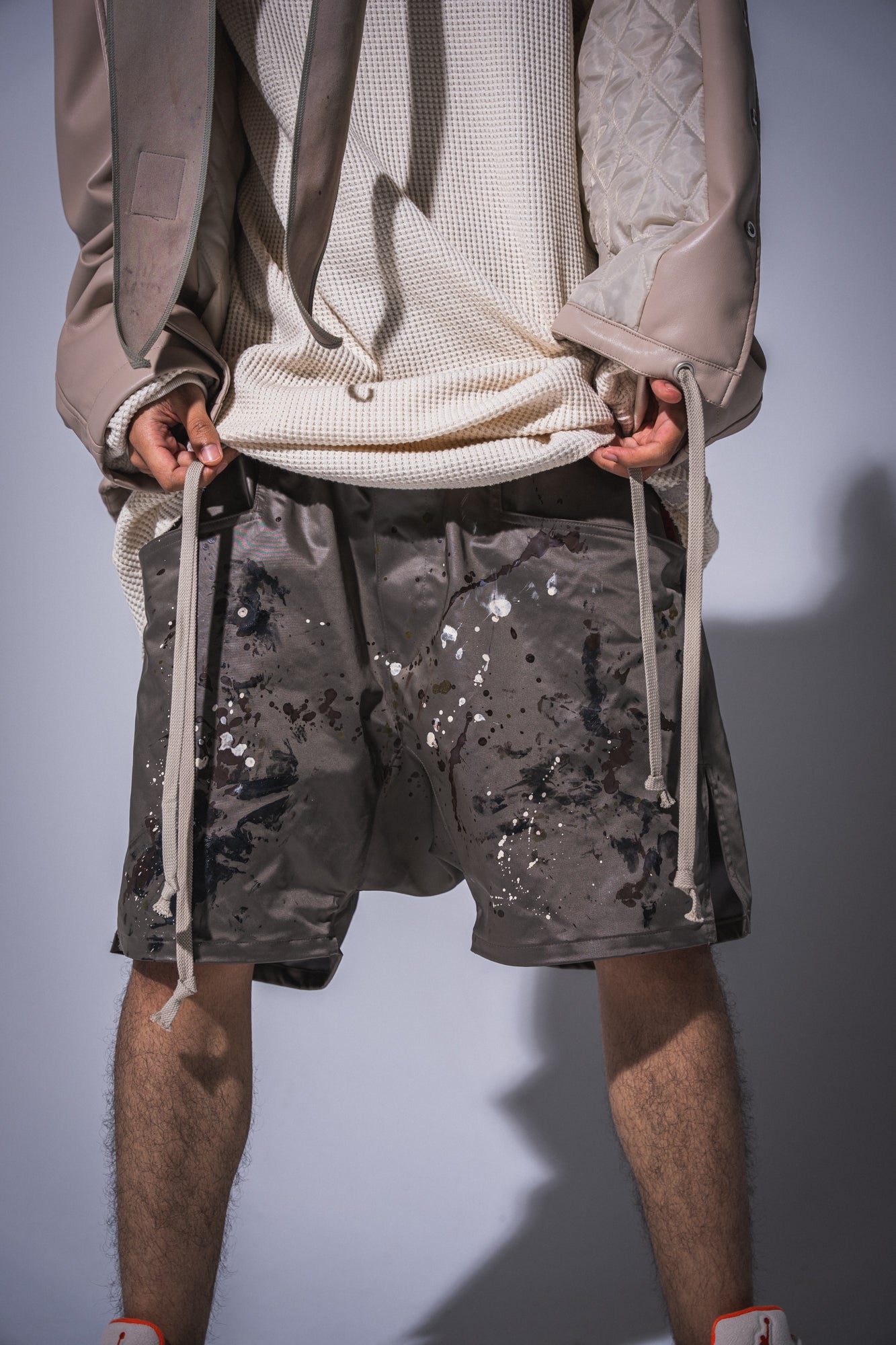 Painted Slit Shorts