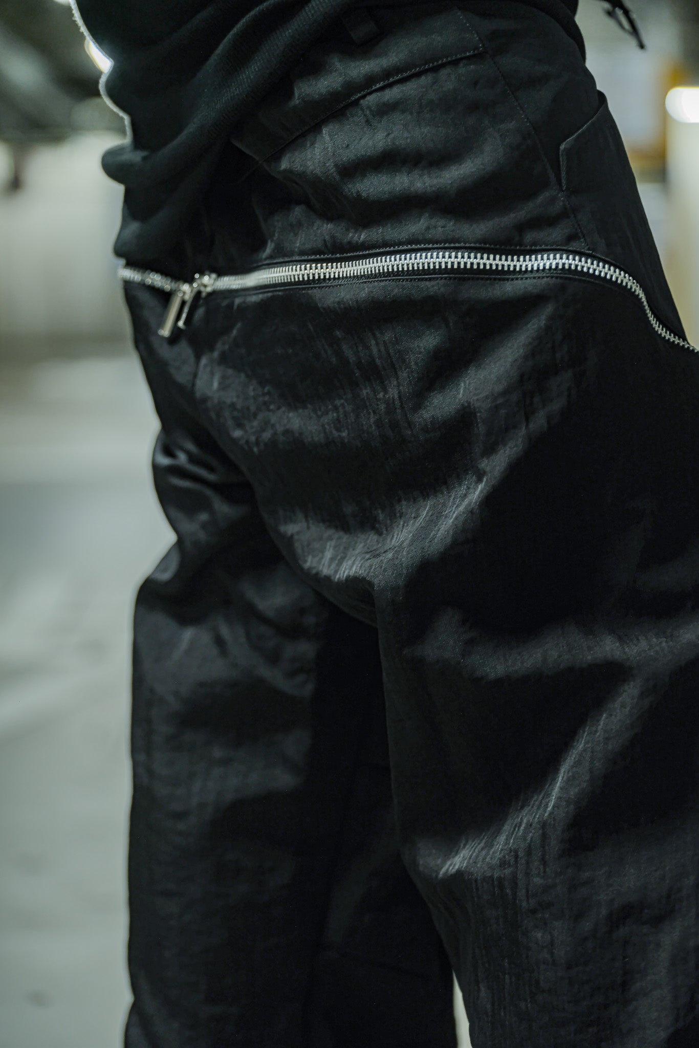 Nylon Zip Pants