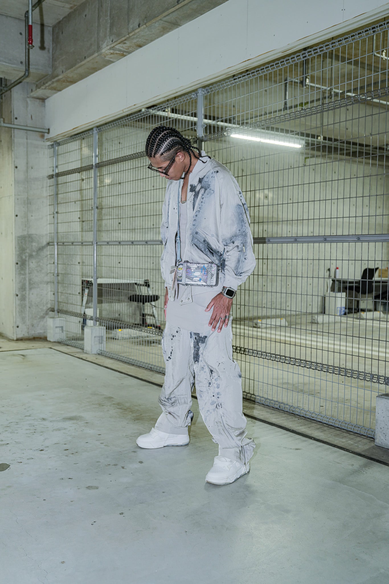 Nylon Zip Pants