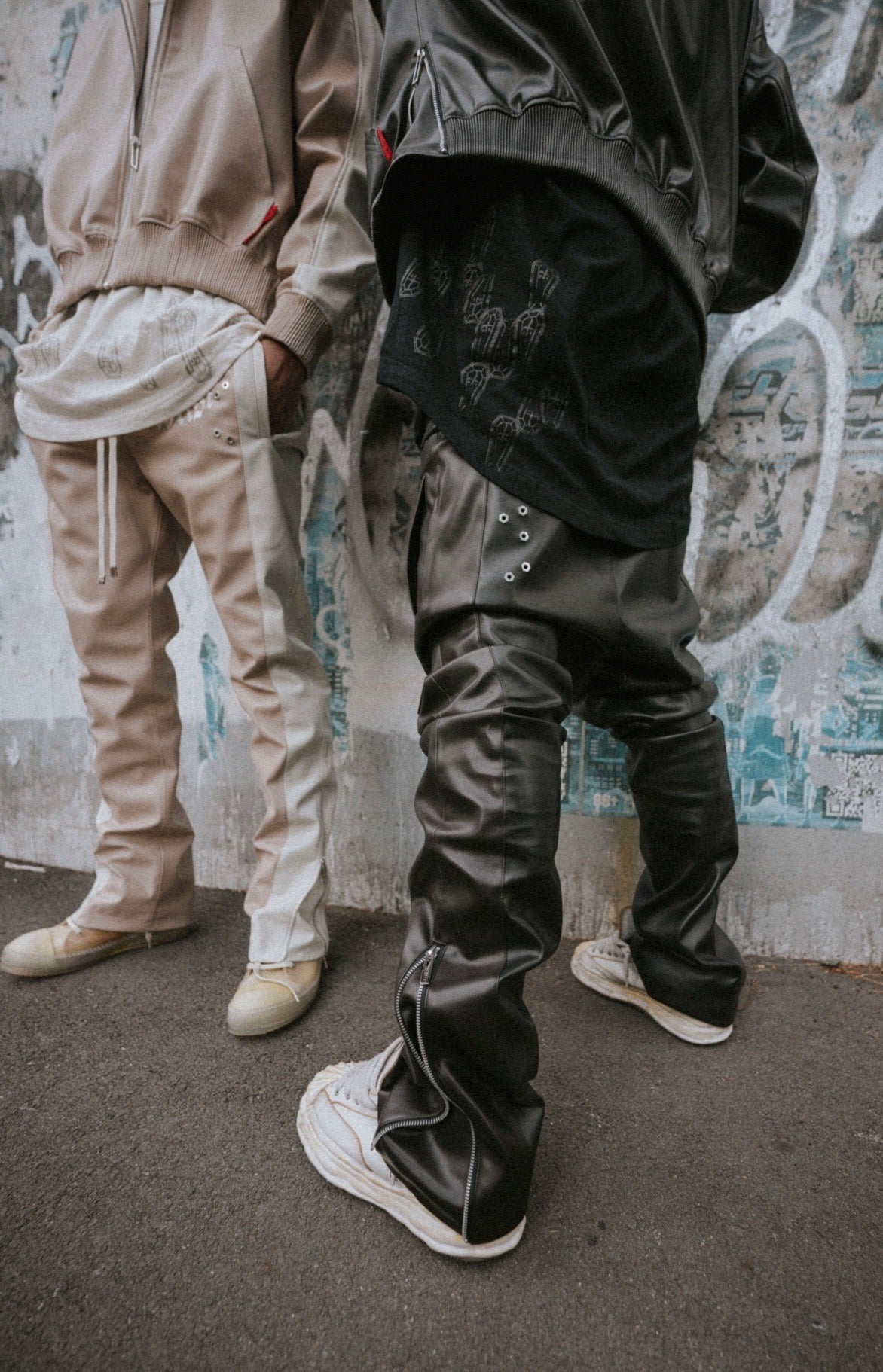 Leather Studs Pants