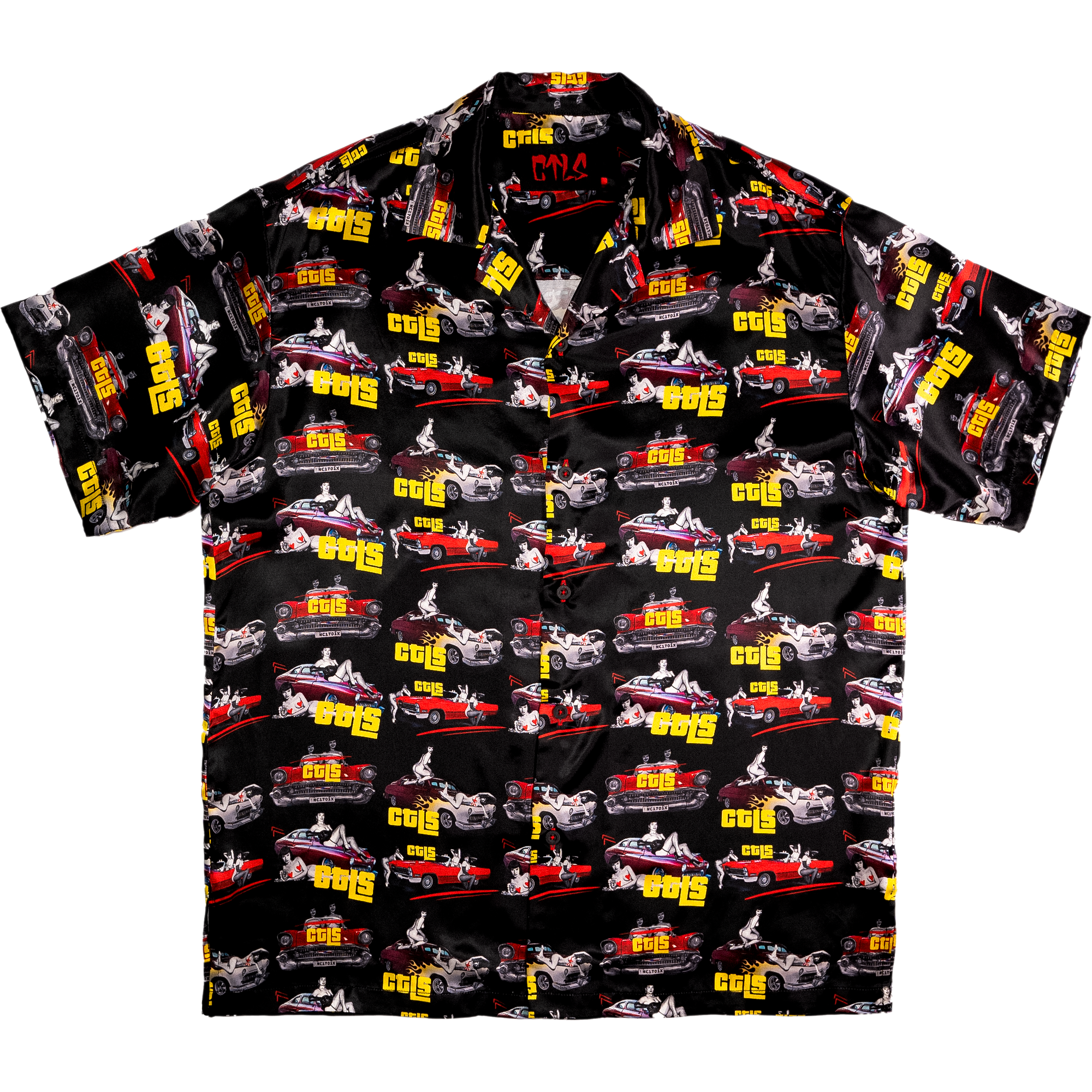 CTLS|50's Bettie Satin Shirt