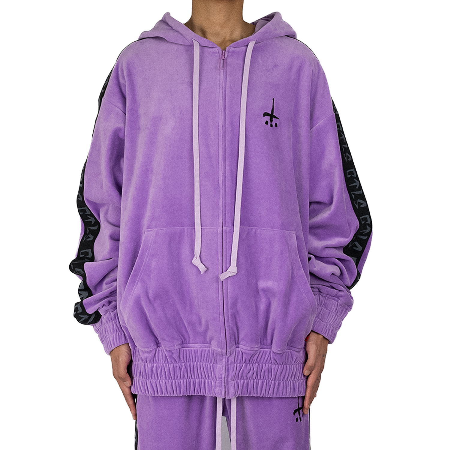 Velour Track Jacket