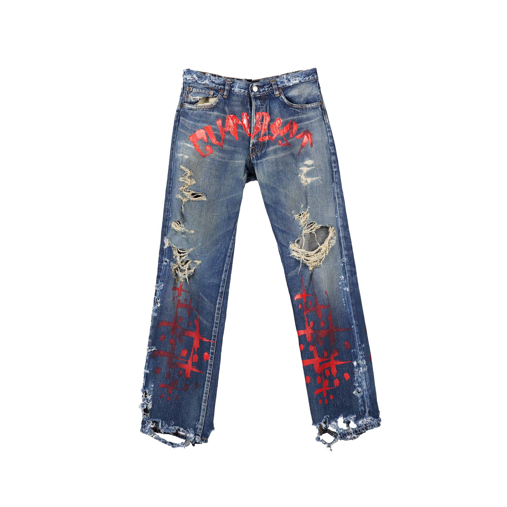 cvtvlist CTLS DENIM PANTS bleach red | domdogpet.com.br