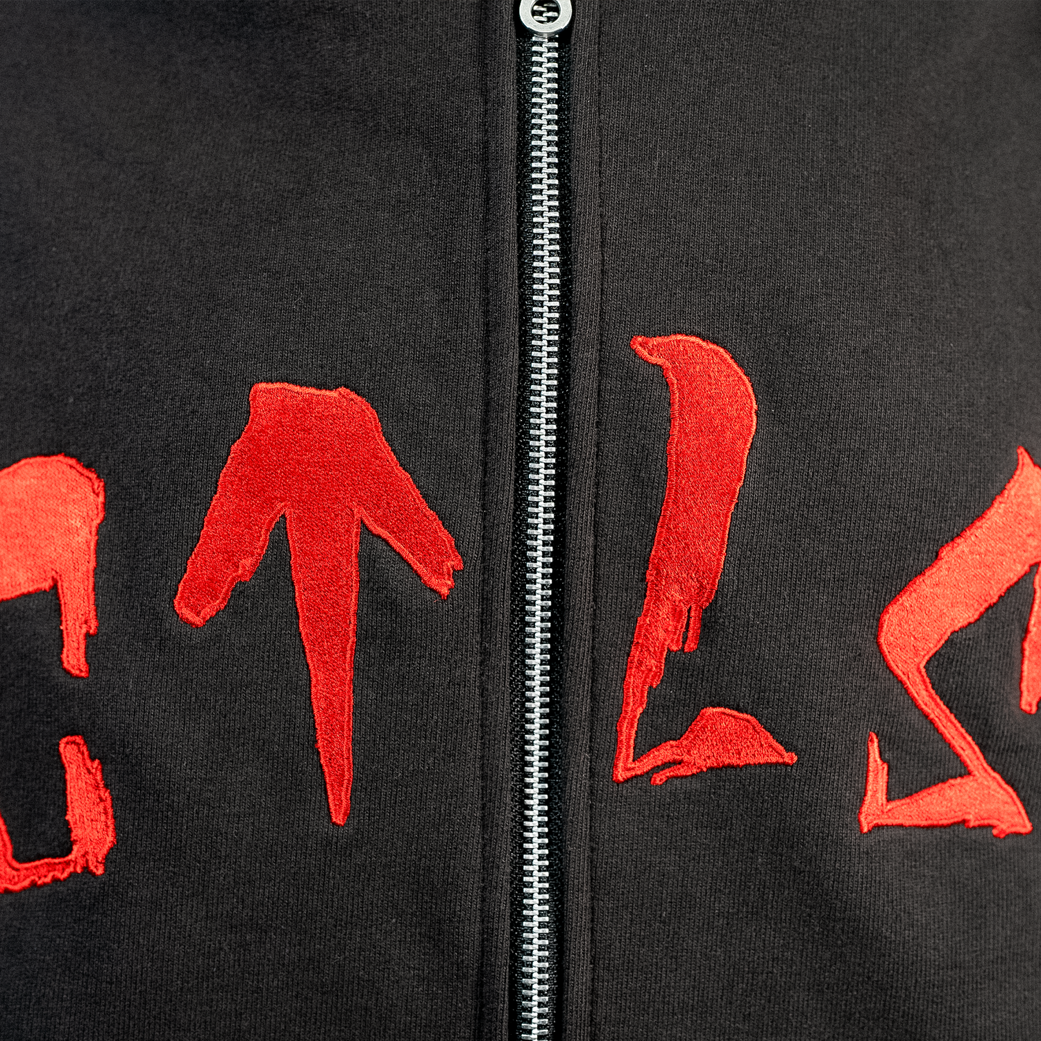 Arched Logo Usual Zip Hoodie