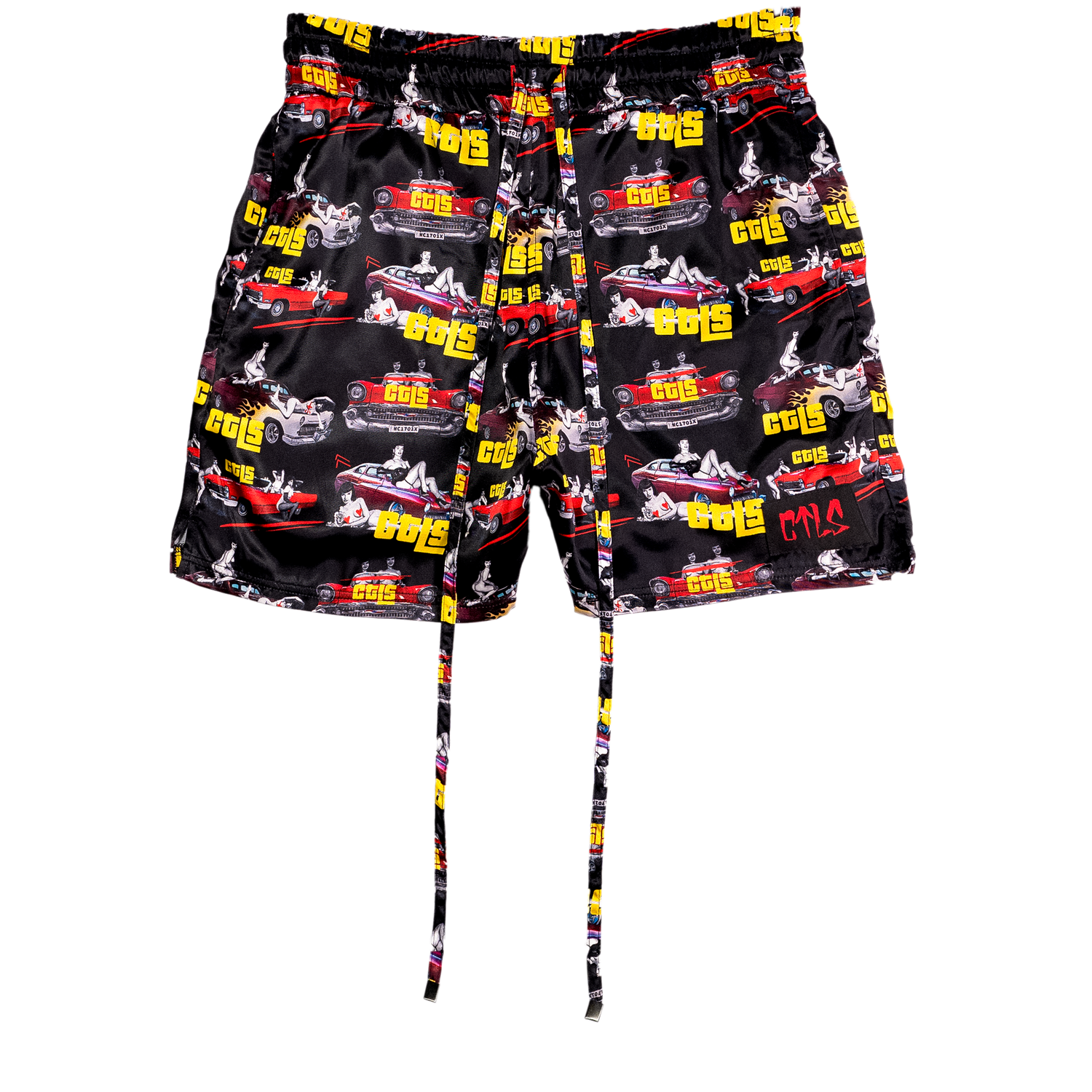 50's Bettie Satin Shorts
