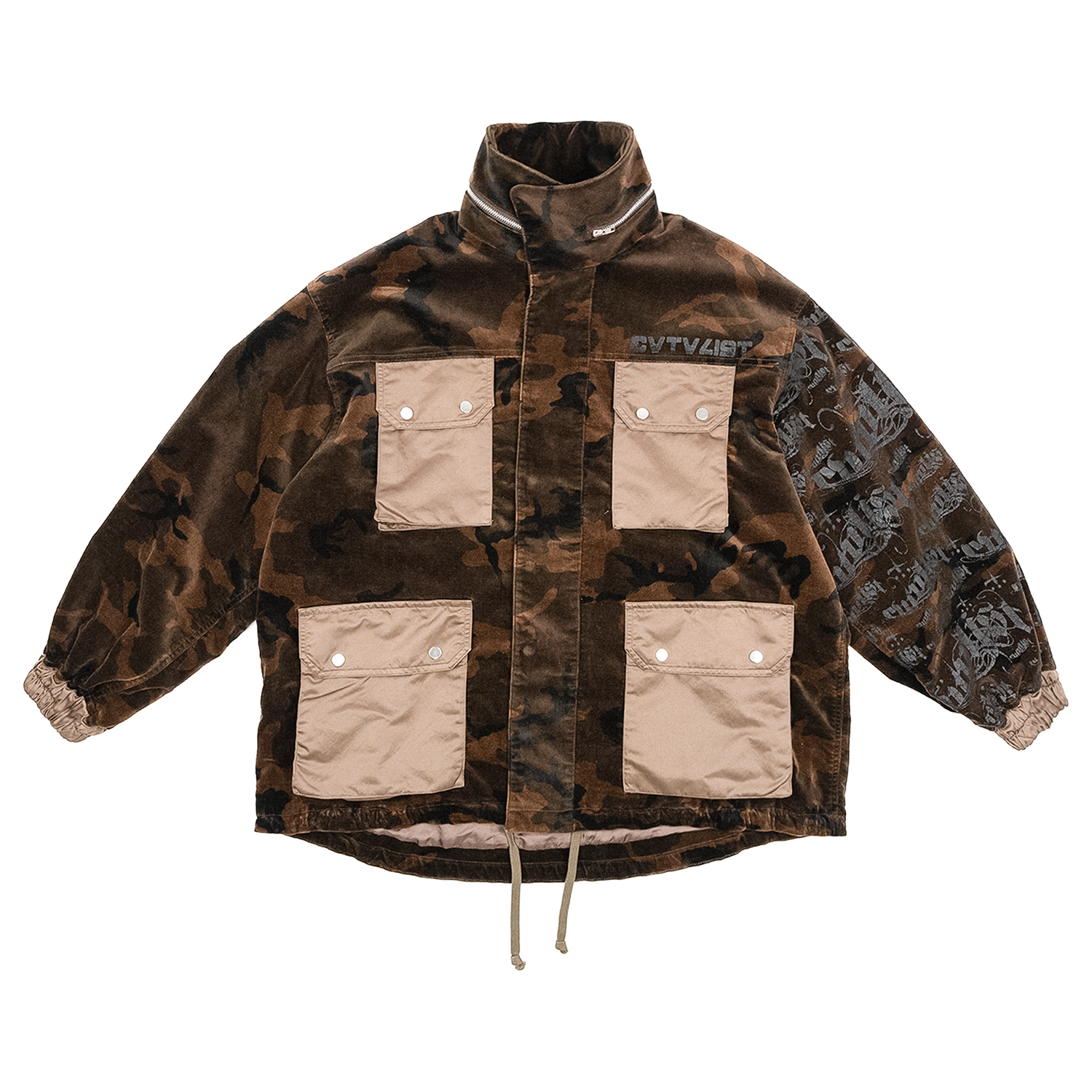 Velour Military Jacket