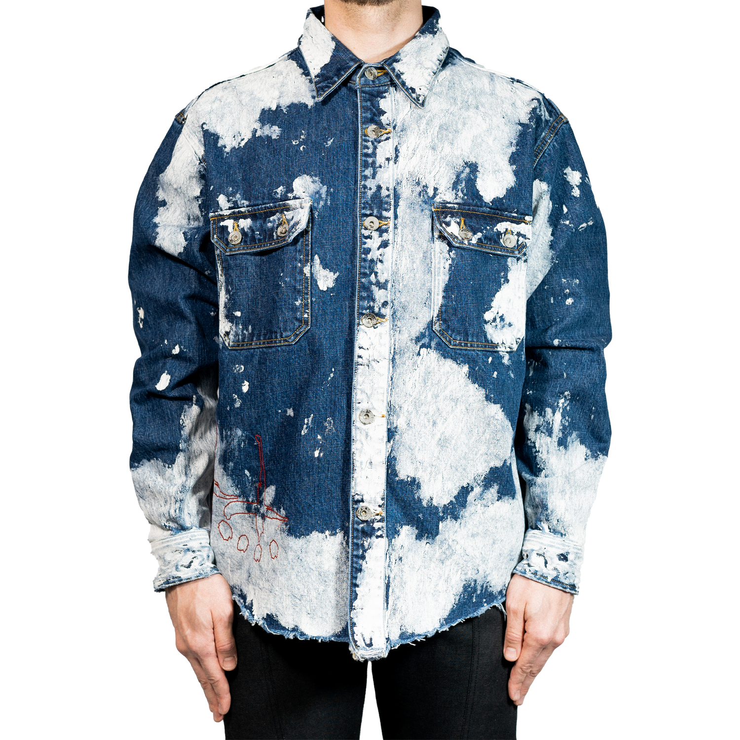 Painted Denim Shirt