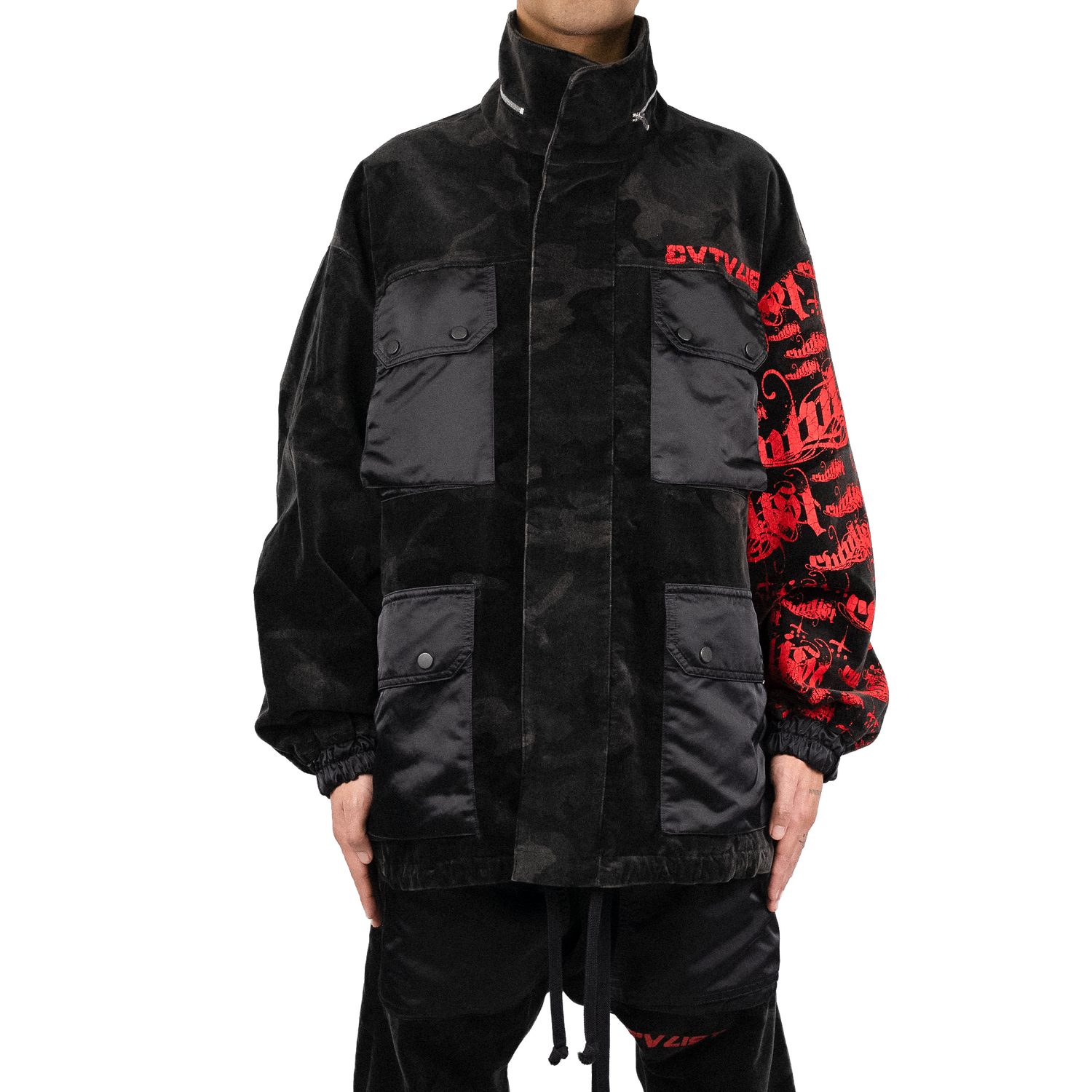 Velour Military Jacket