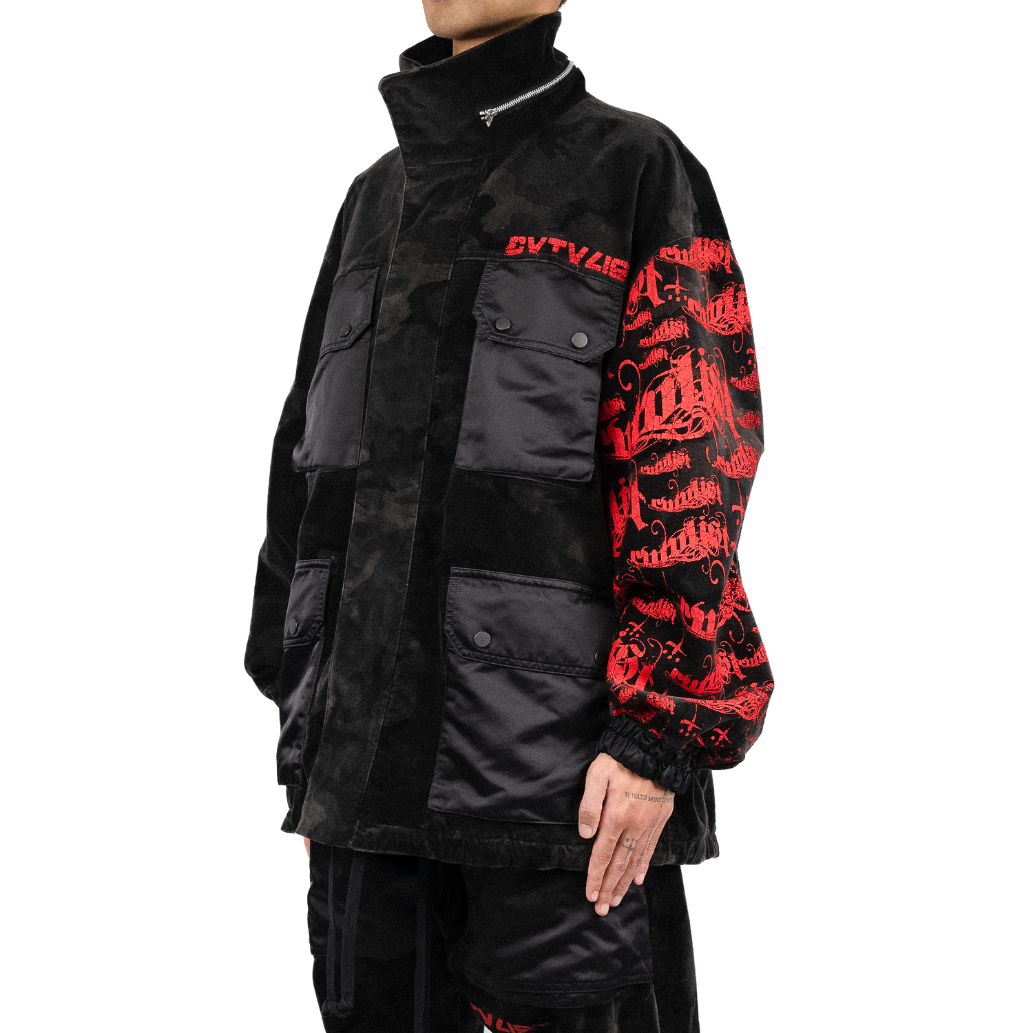 Velour Military Jacket