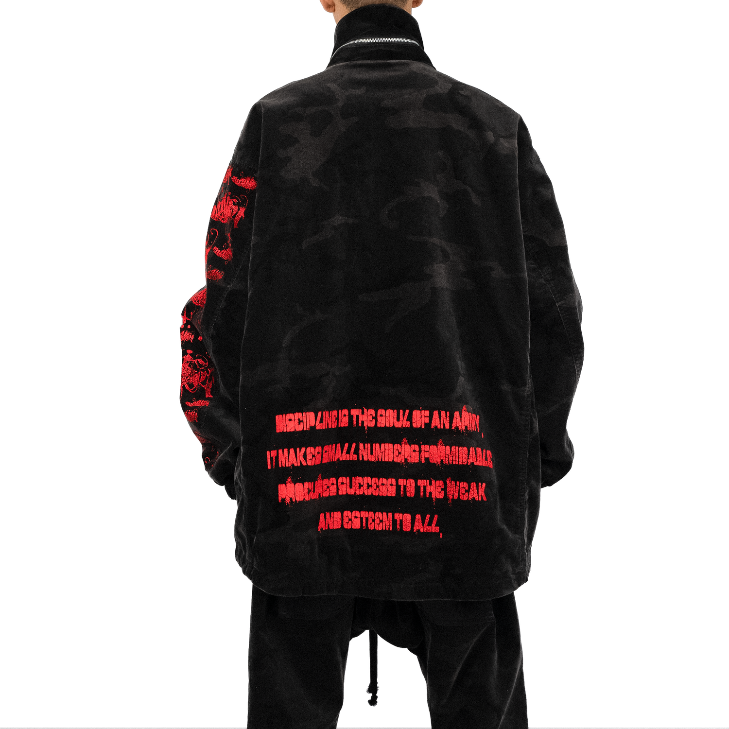 Velour Military Jacket