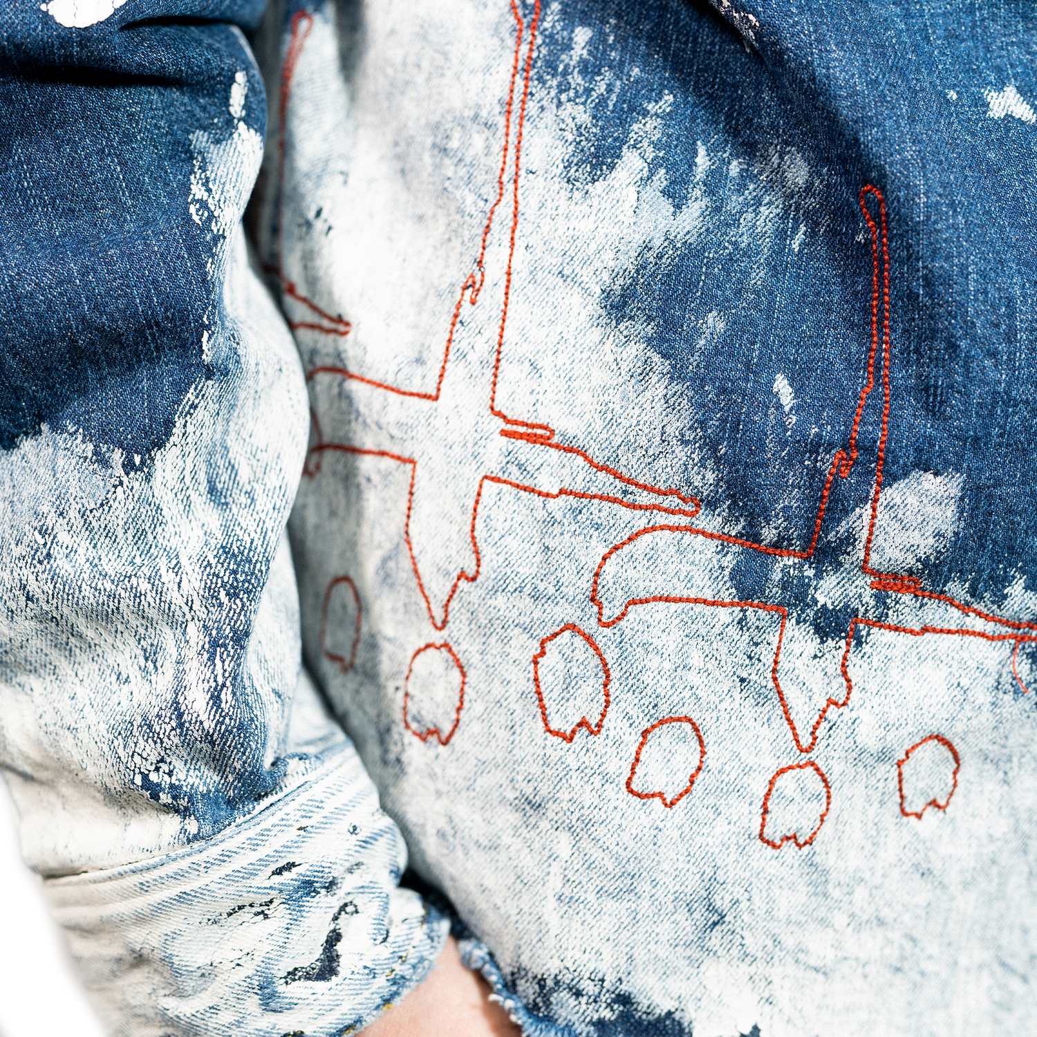 Painted Denim Shirt