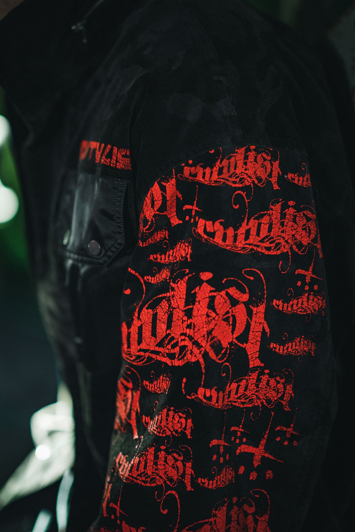 Velour Military Jacket