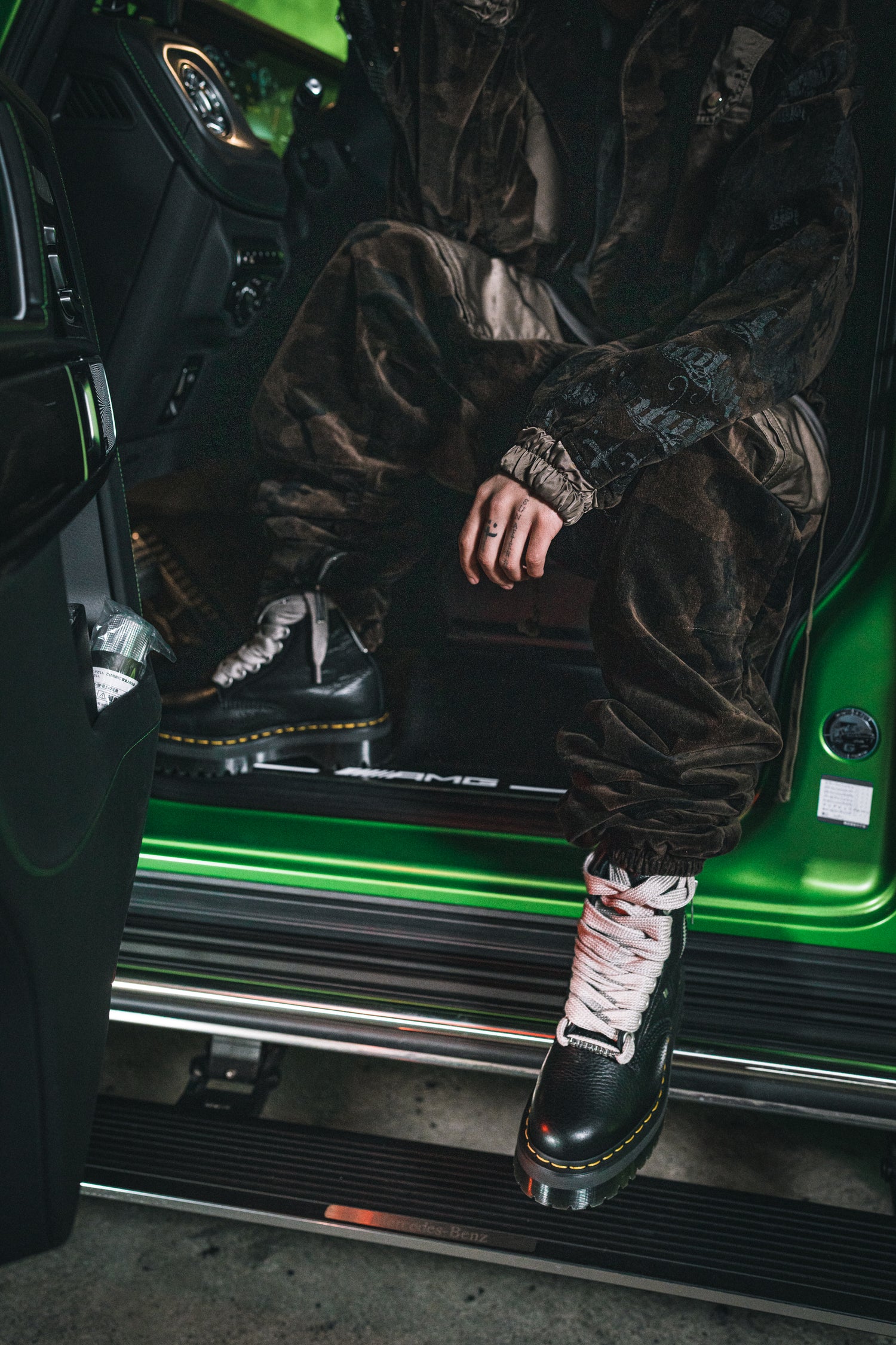 Velour Military Pants