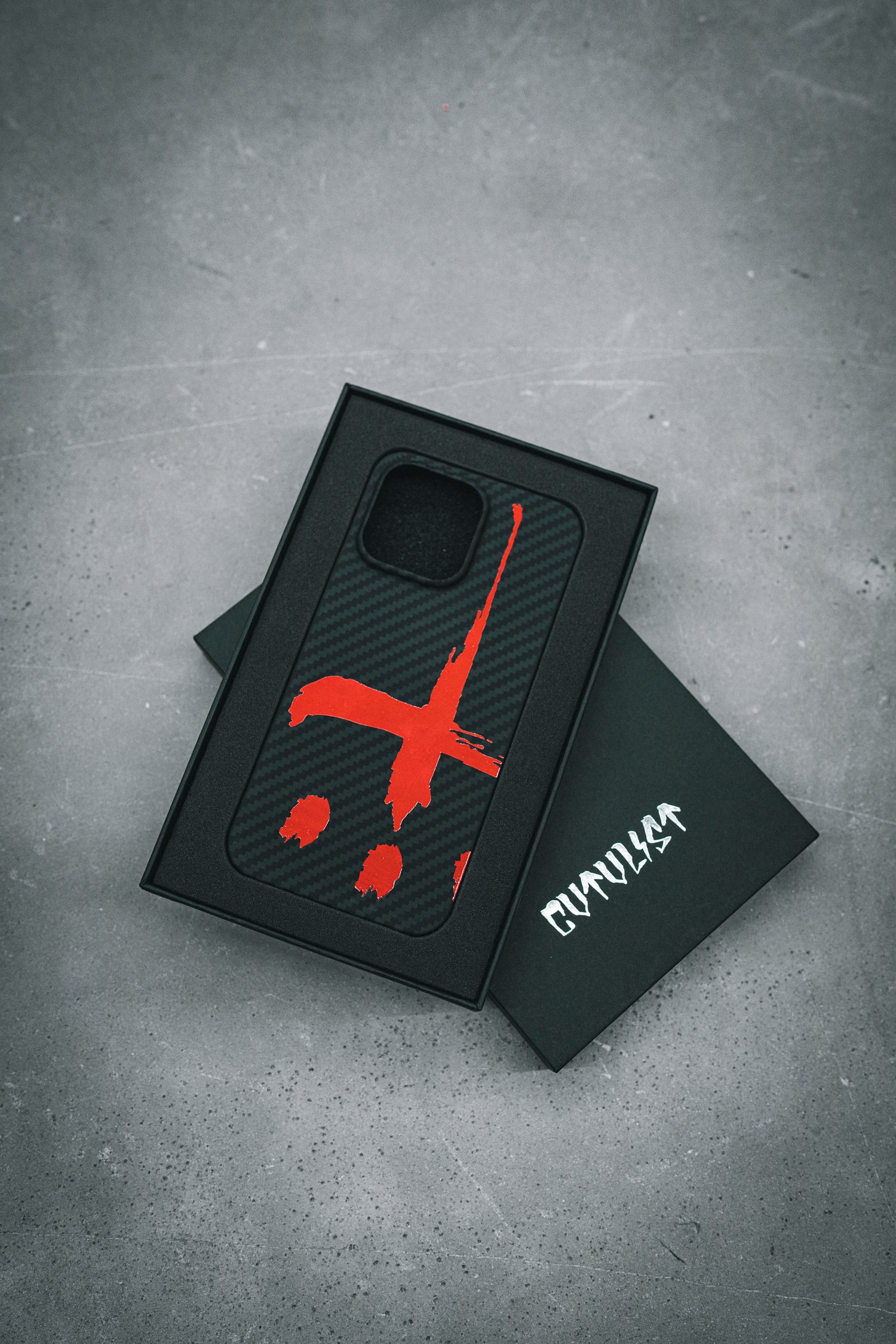 Big Cross Carbon iPhone Case for 13 Pro Max