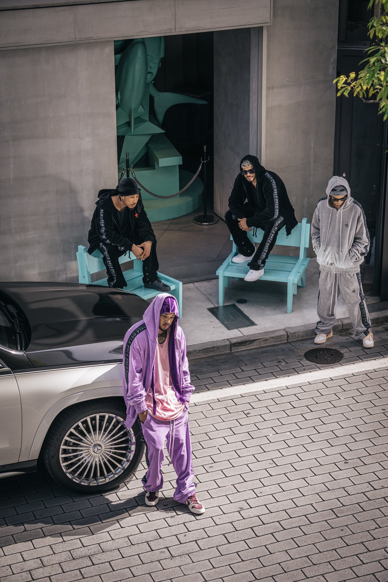 Velour Track Jacket