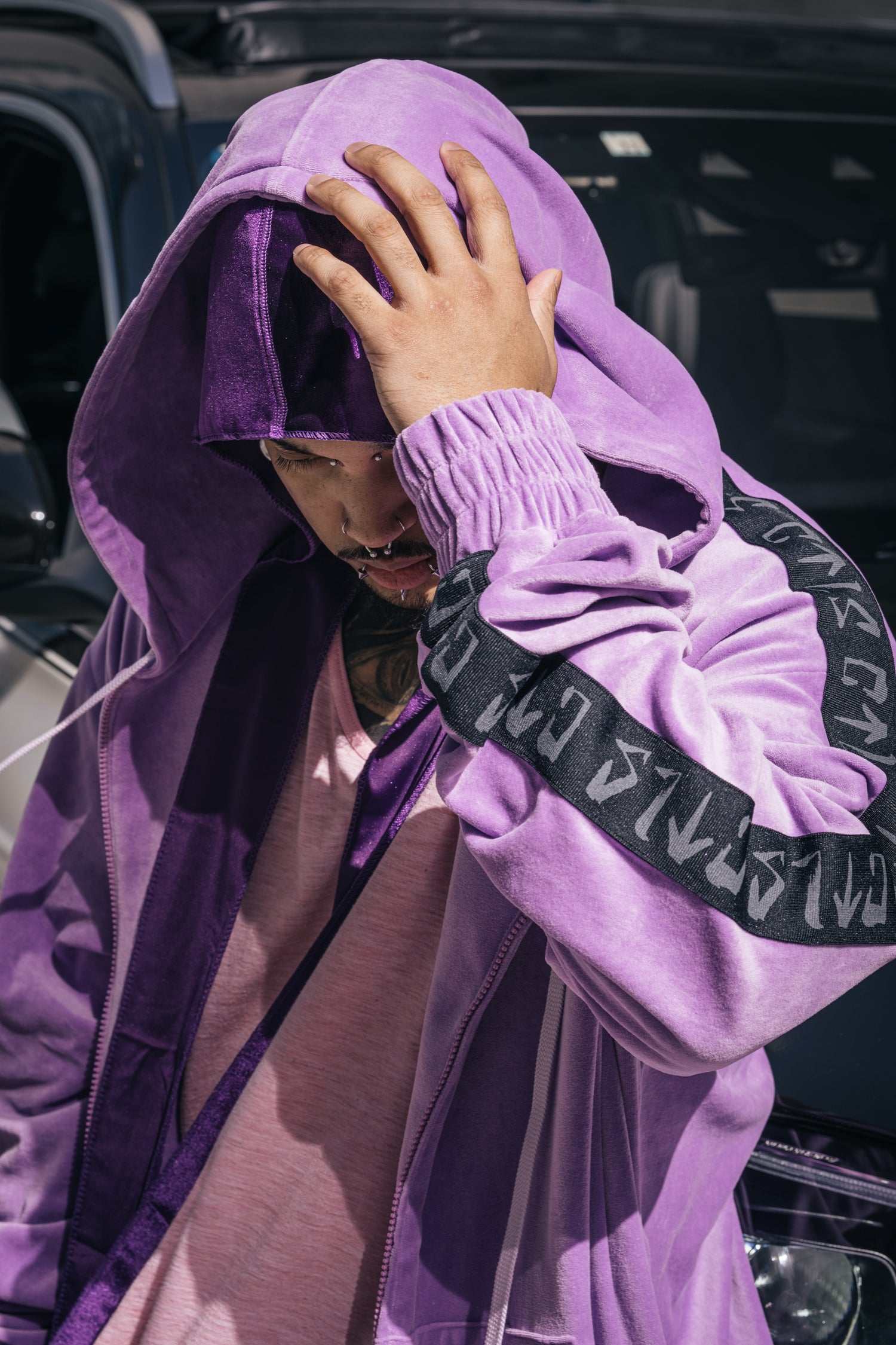 Velour Track Jacket