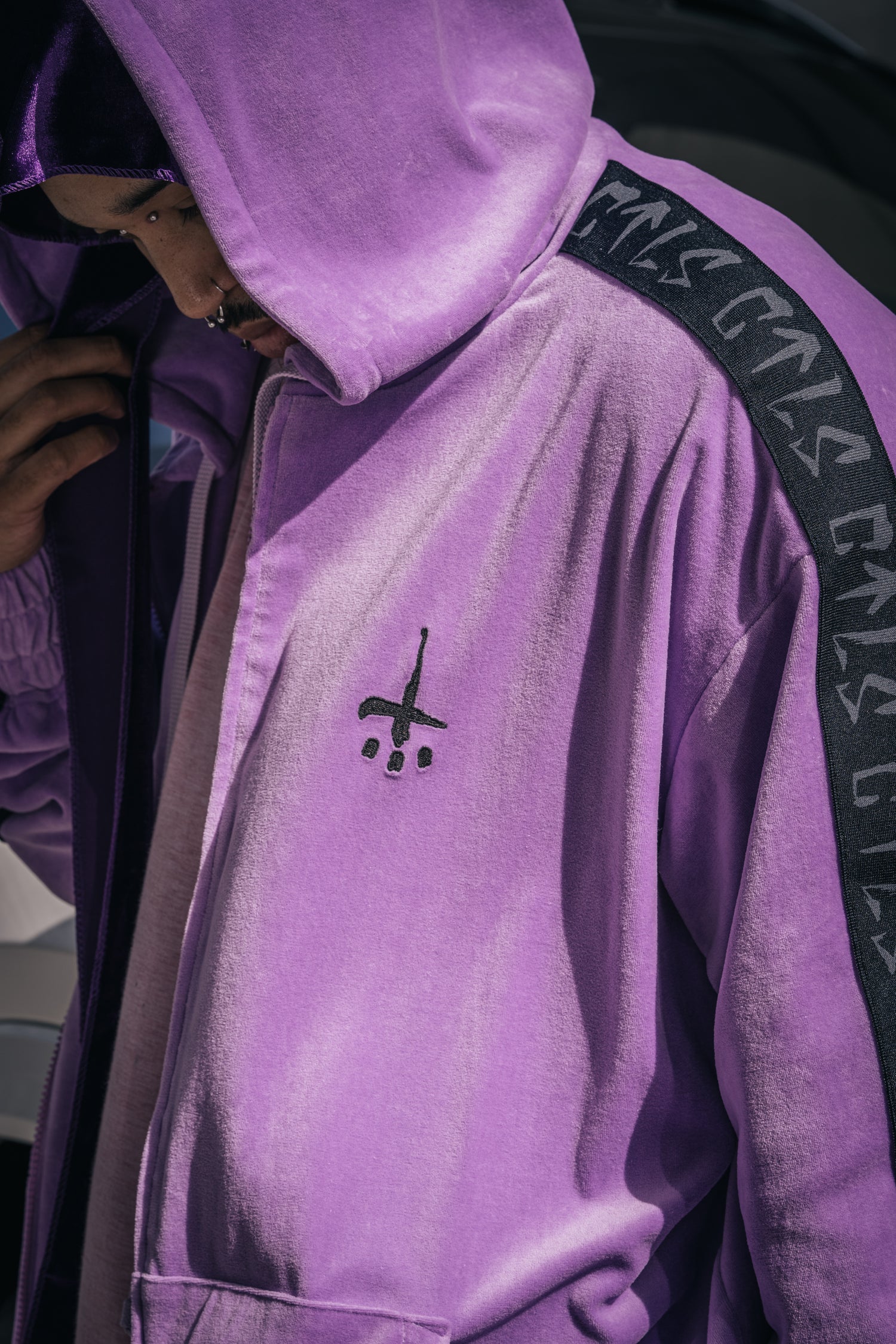 Velour Track Jacket