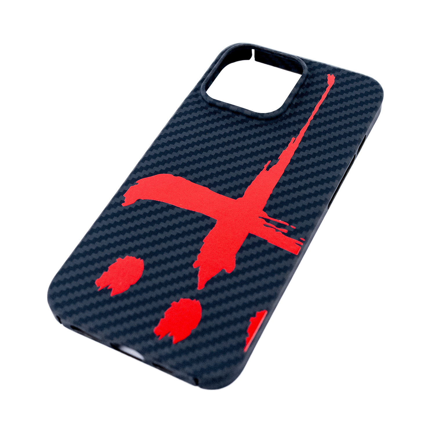 Big Cross Carbon iPhone Case for 13 Pro