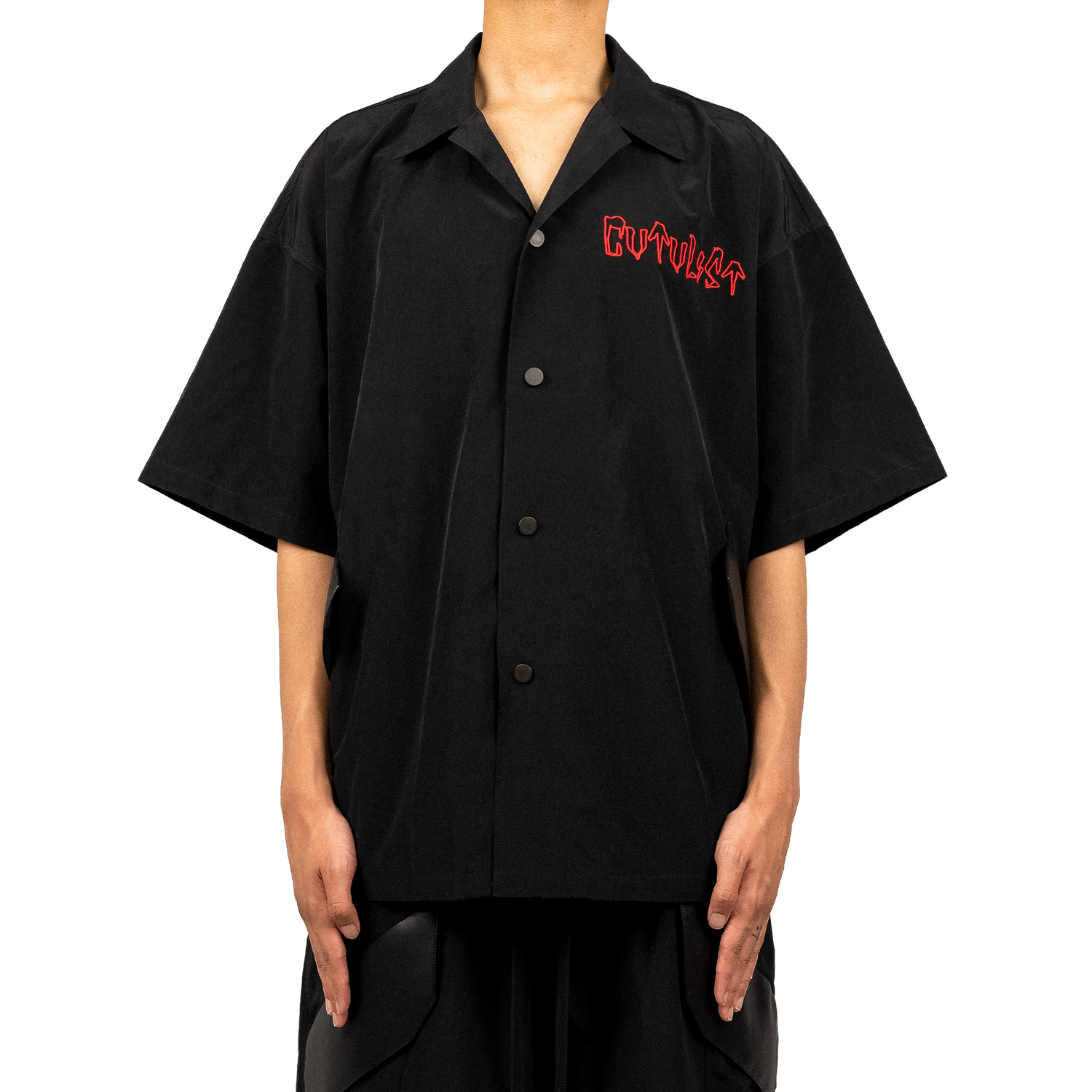 Vegan Leather Pocket Shirt