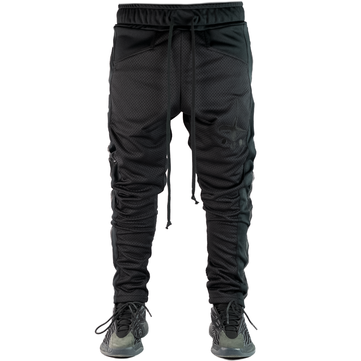 Vegan Leather Side Snap Pants