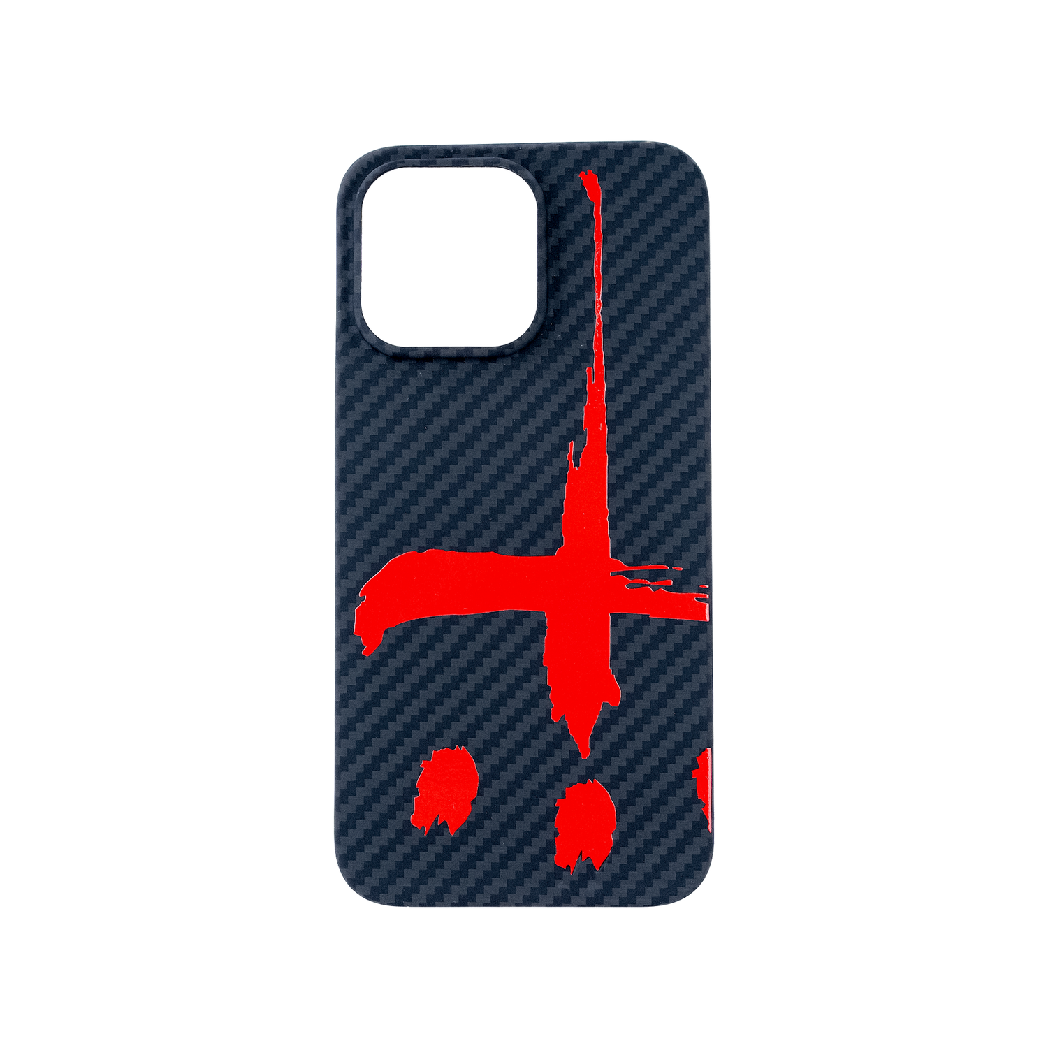 Big Cross Carbon iPhone Case for 13 Pro Max