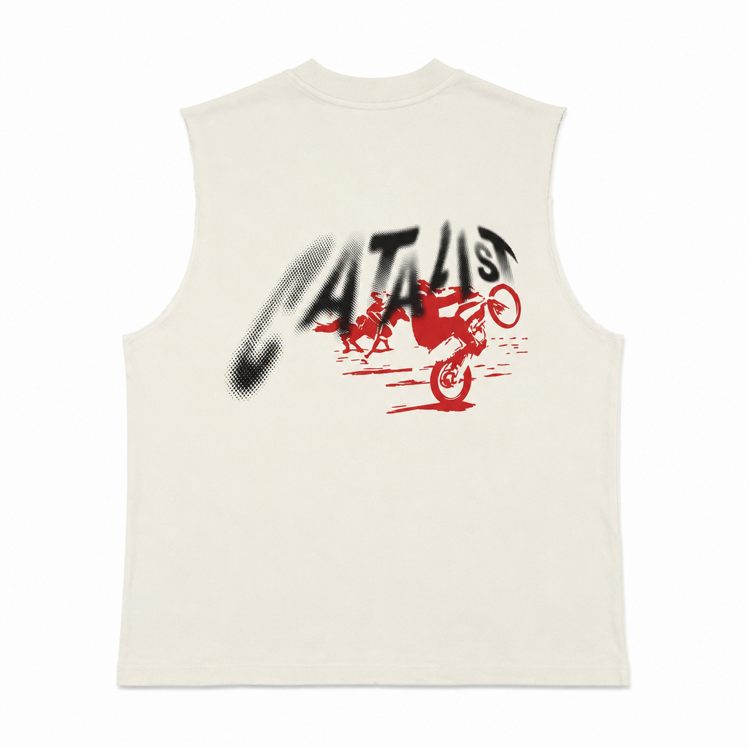 Sleeveless Tee 'HORSE & MOTORCYCLE' image 3