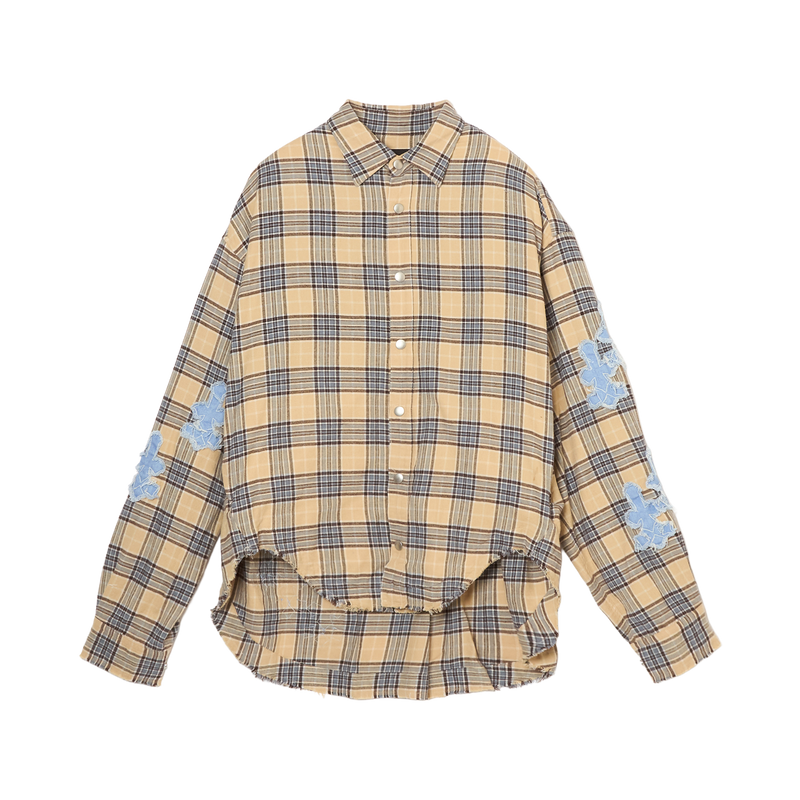 CTLS | Denim Patch Check Shirts