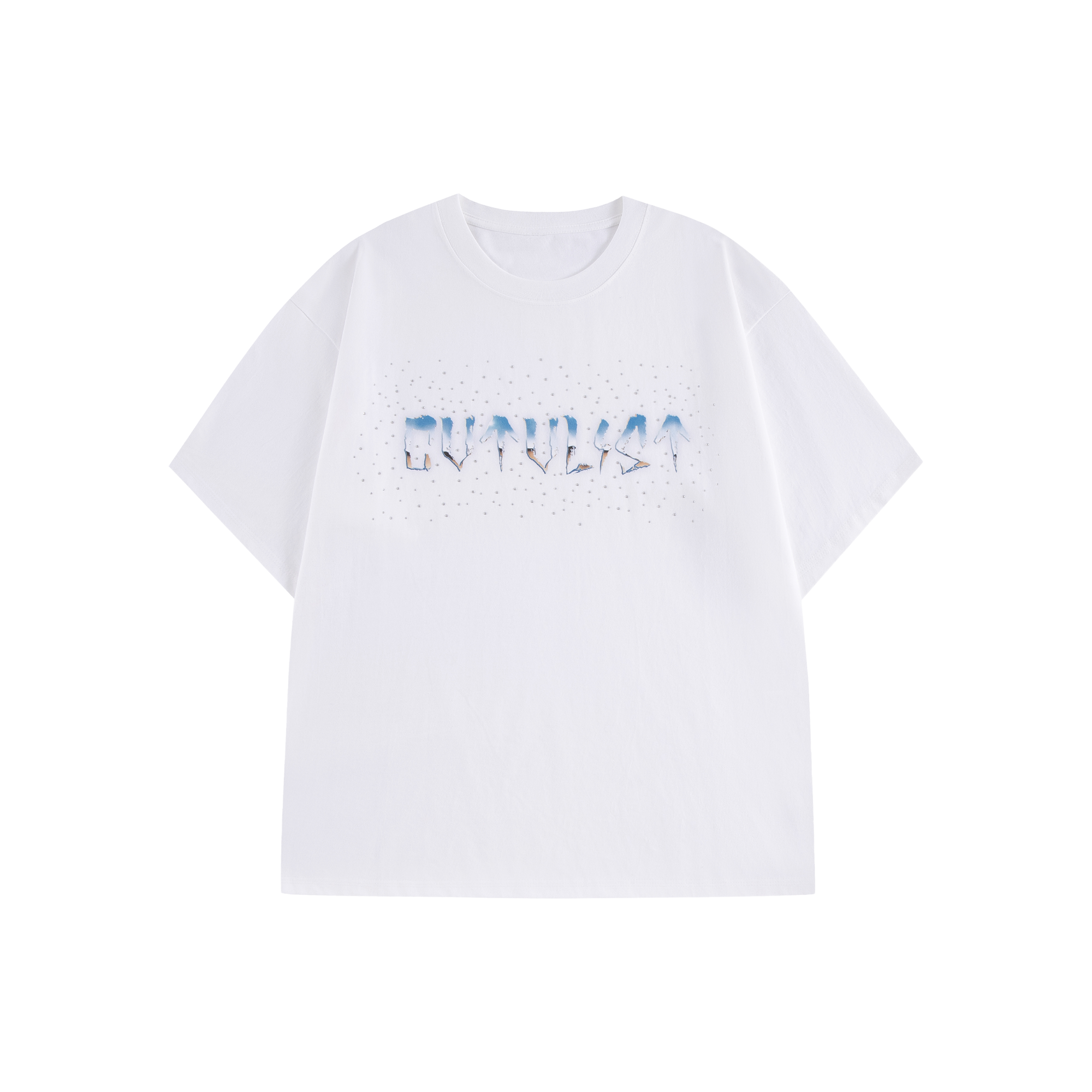 Metallic Logo Crystal Tee