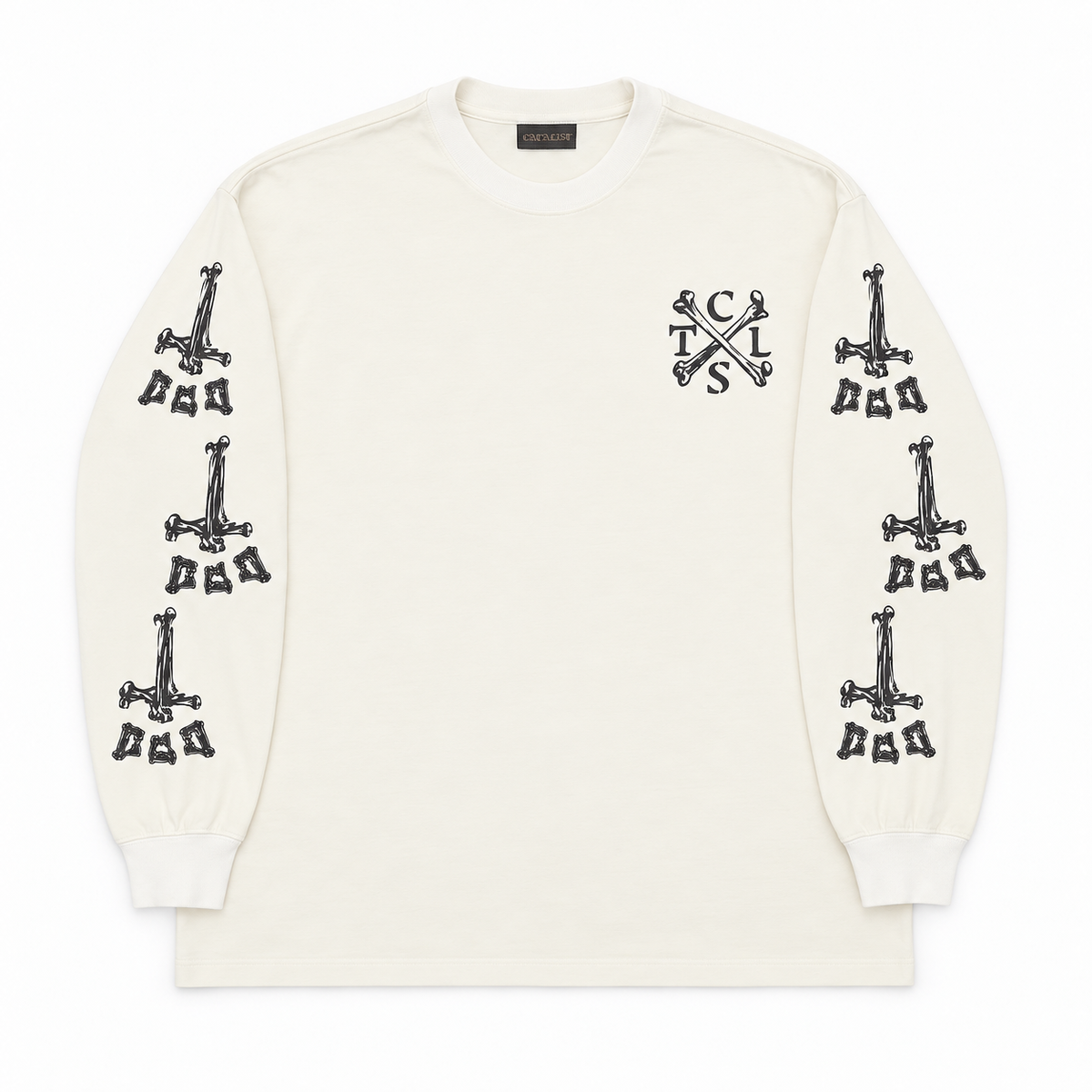 L/S TEE 'BONE CTLS'
