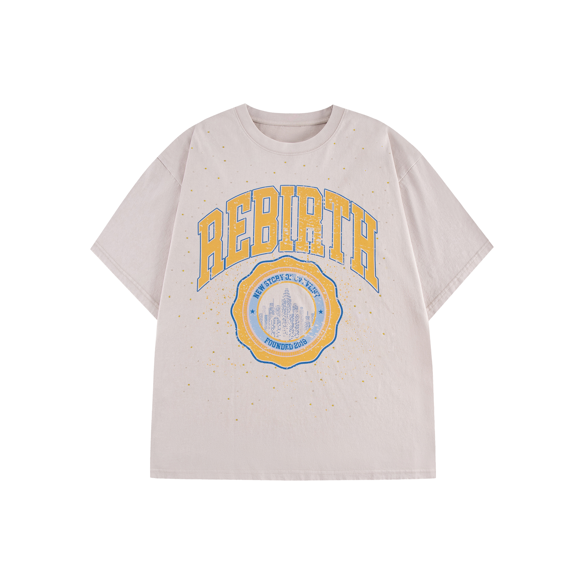 Rebirth College Crystal Tee