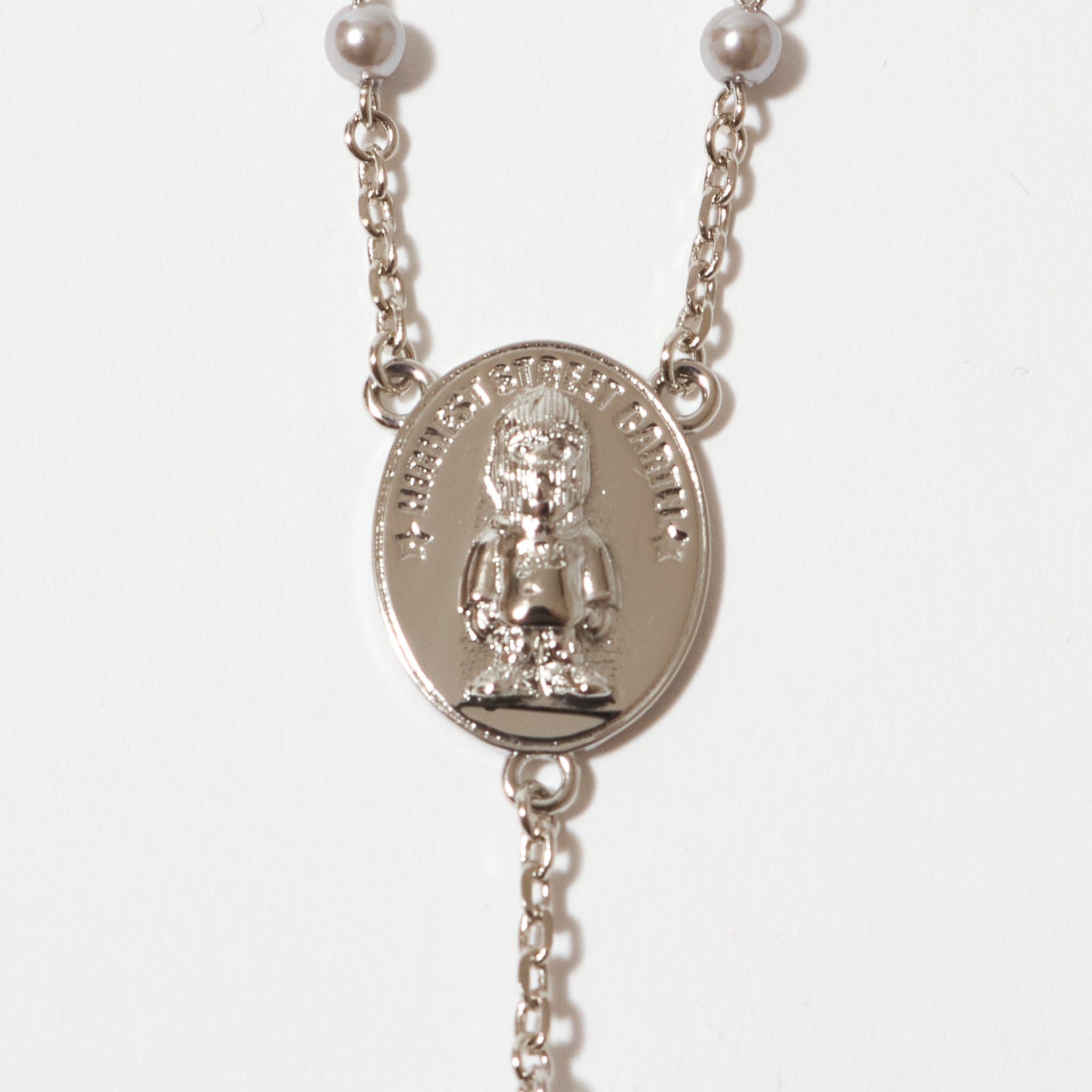 CTLS cross rosary necklace