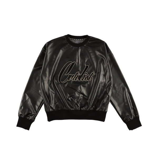 CTLS | Leather Crewneck