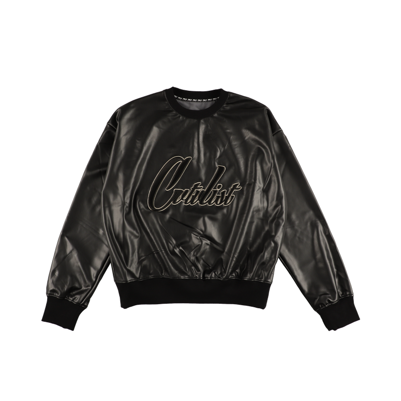 CTLS | Leather Crewneck