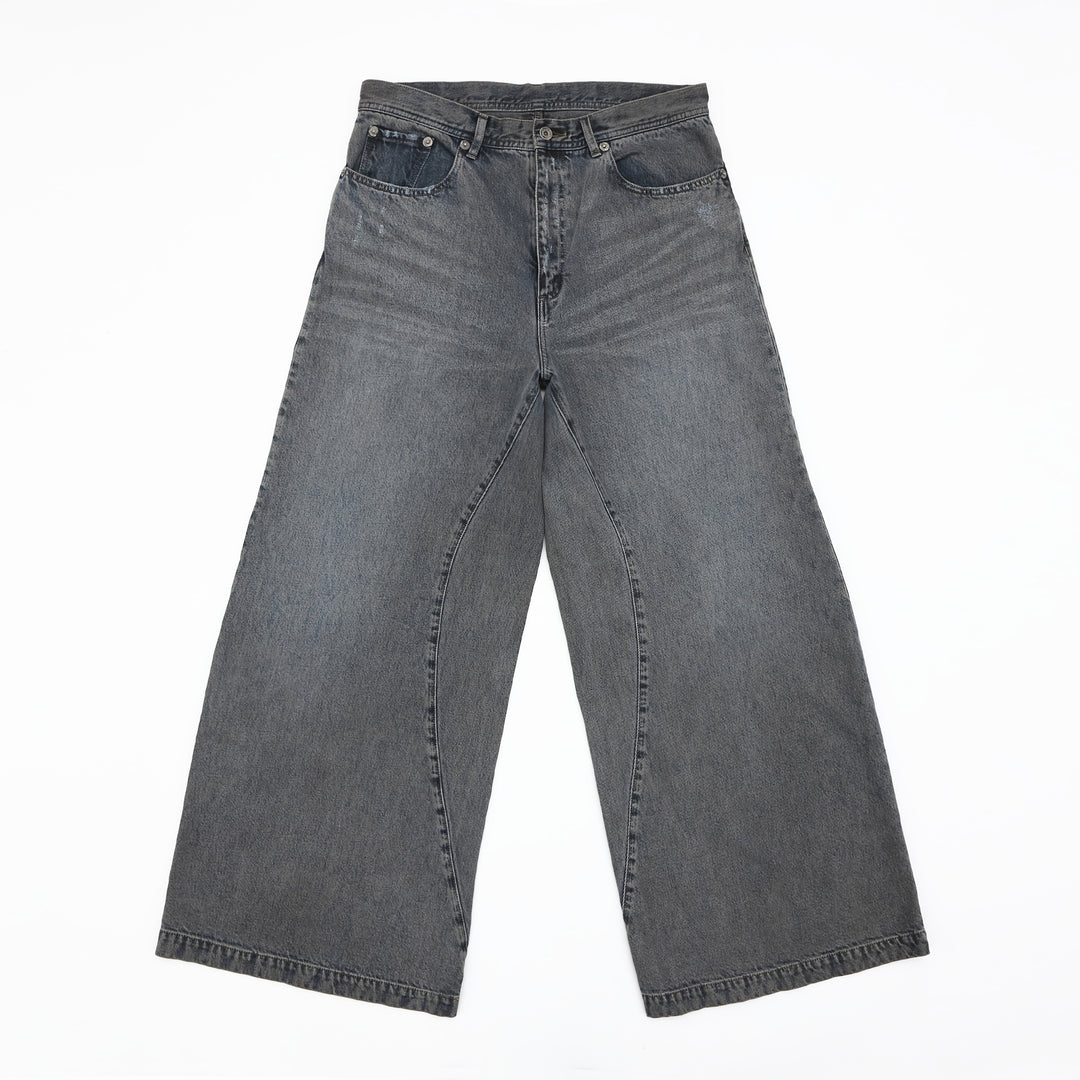 BOWLEGGED BUGGY DENIM PANTS