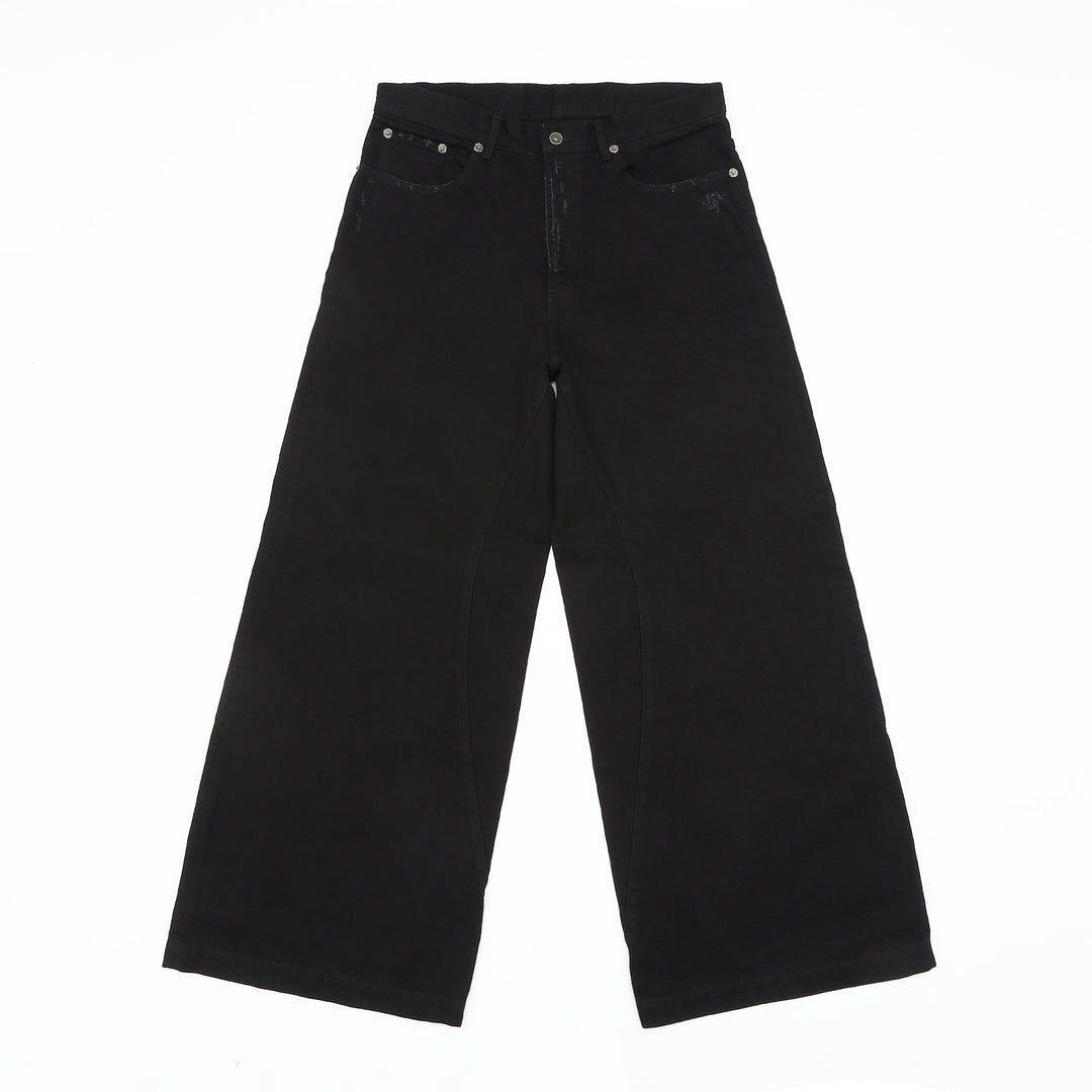 BOWLEGGED BUGGY DENIM PANTS