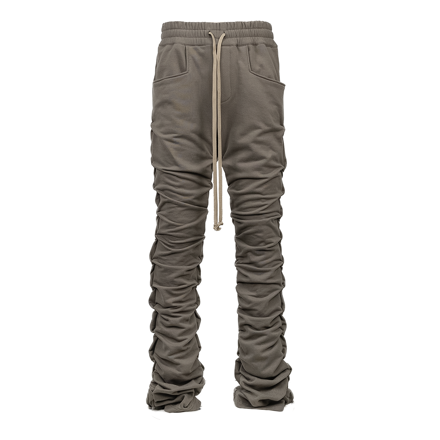Gathered Flare Pants