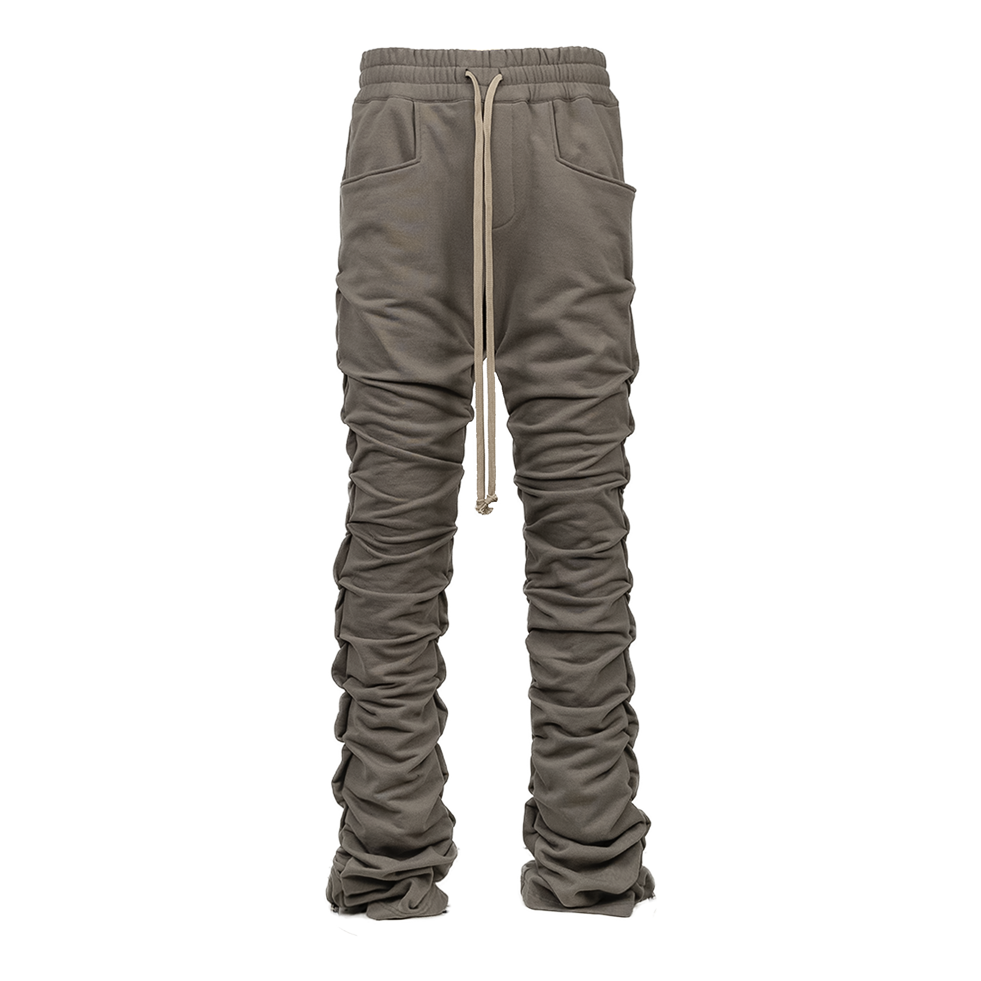 Gathered Flare Pants