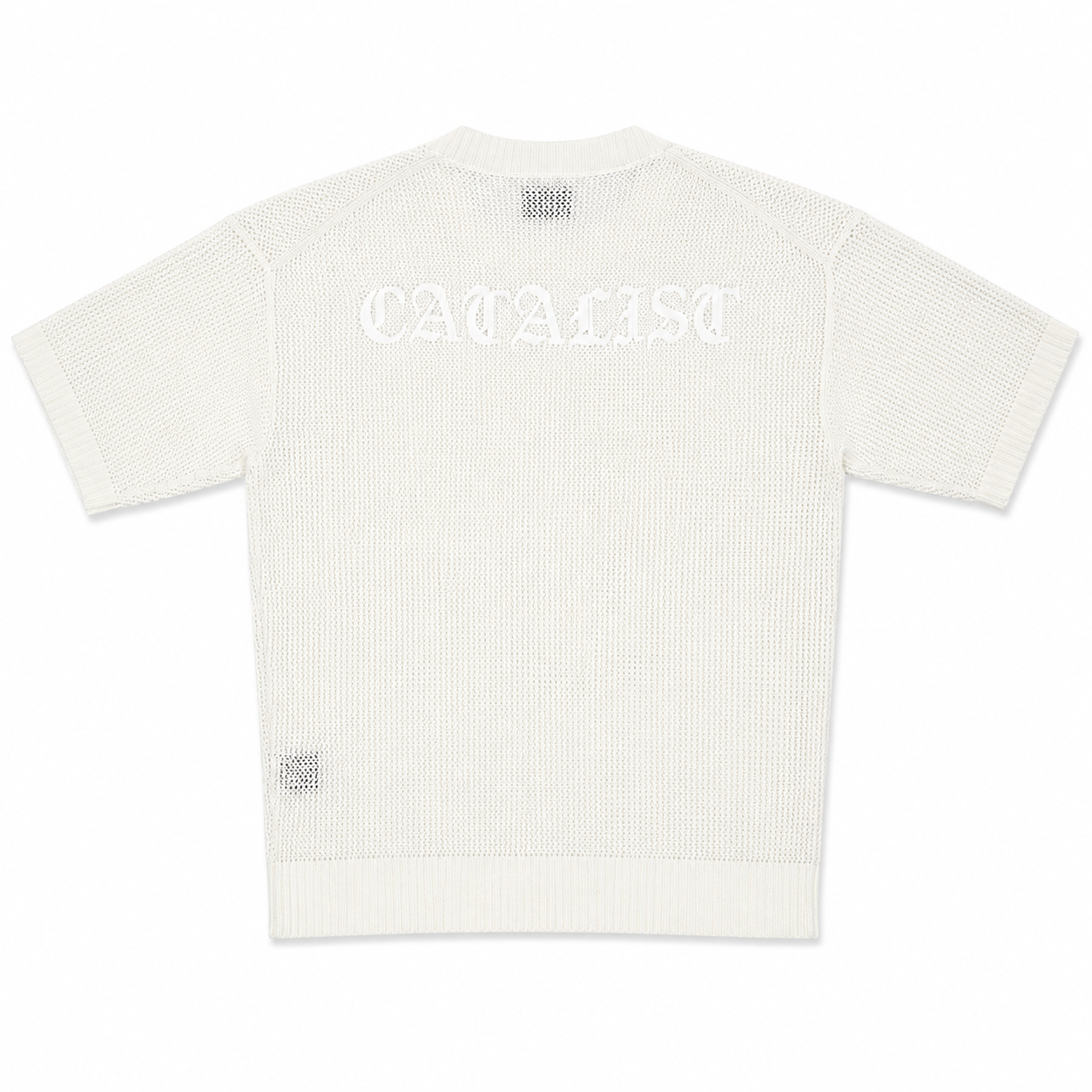 LOGO BASKET KNIT TEE