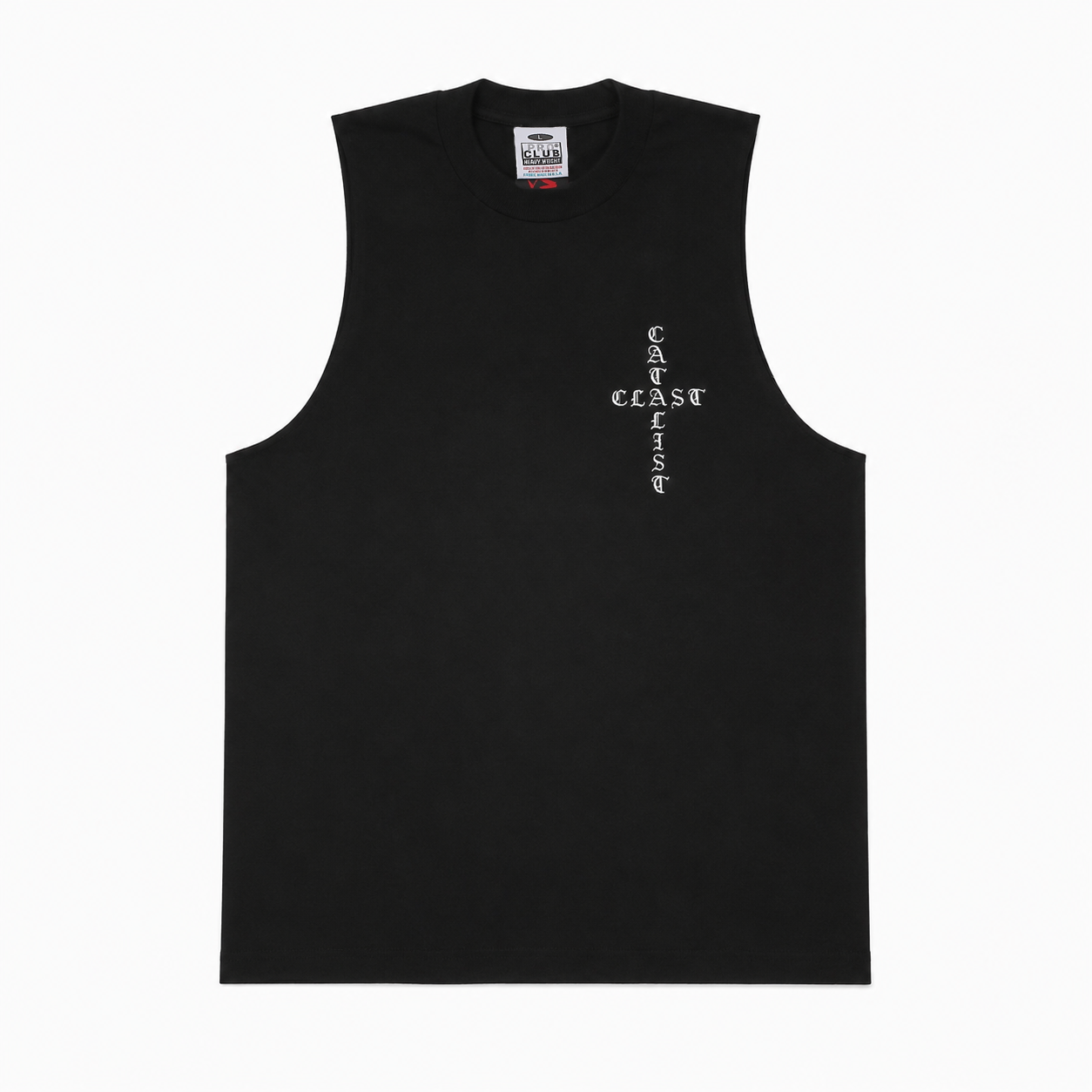 Sleeveless Tee 'BLACKLETTER'
