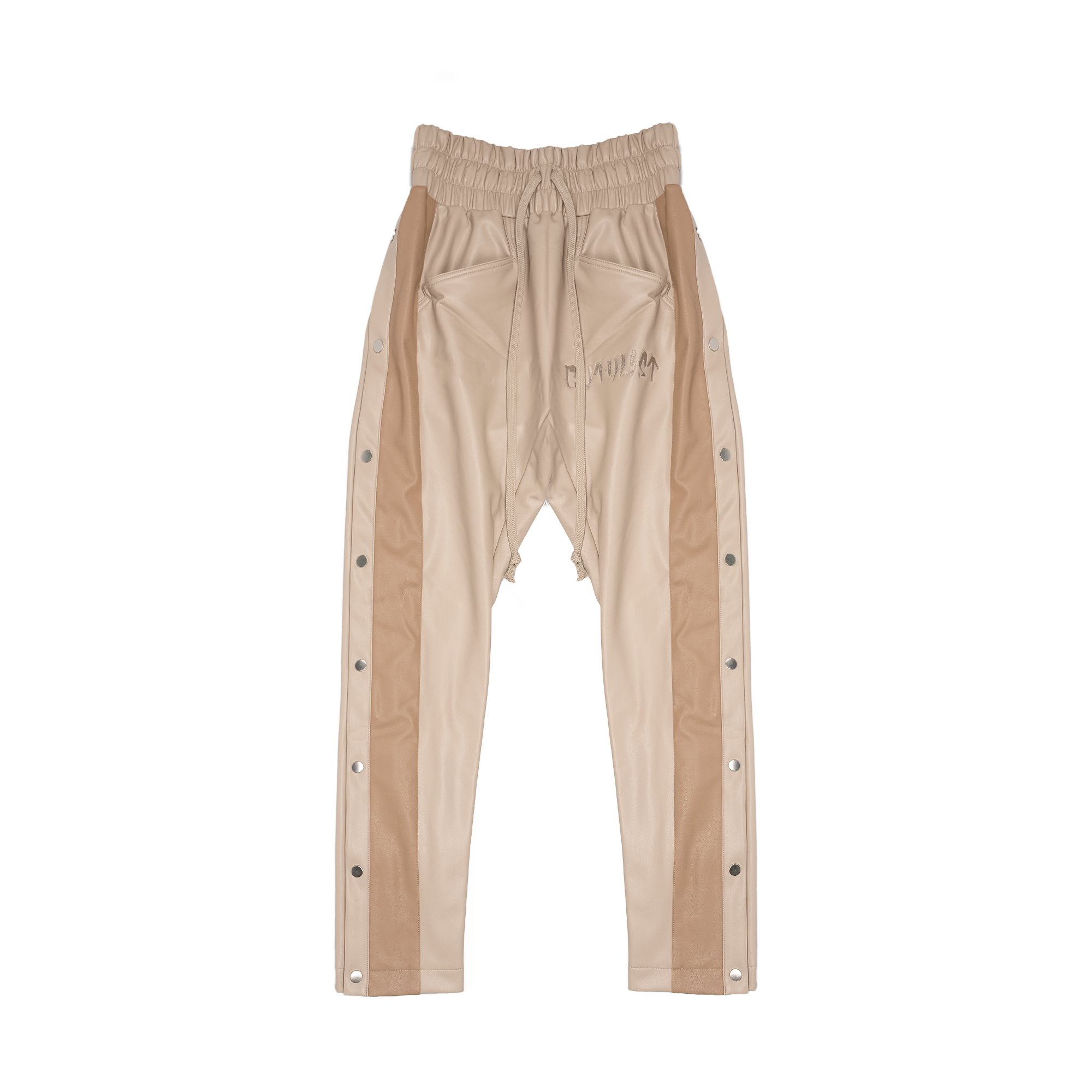 Leather Sidesnap Pants