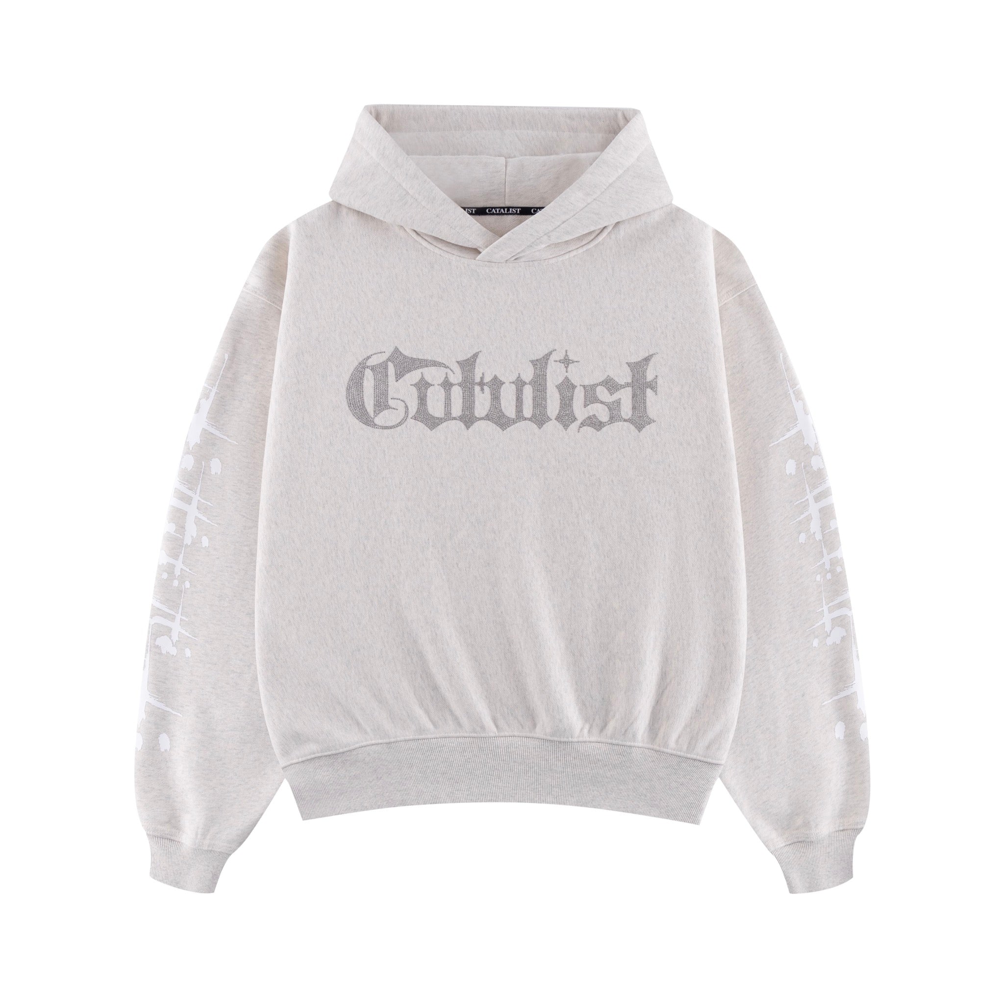 RHINESTONE LOGO HOODIE